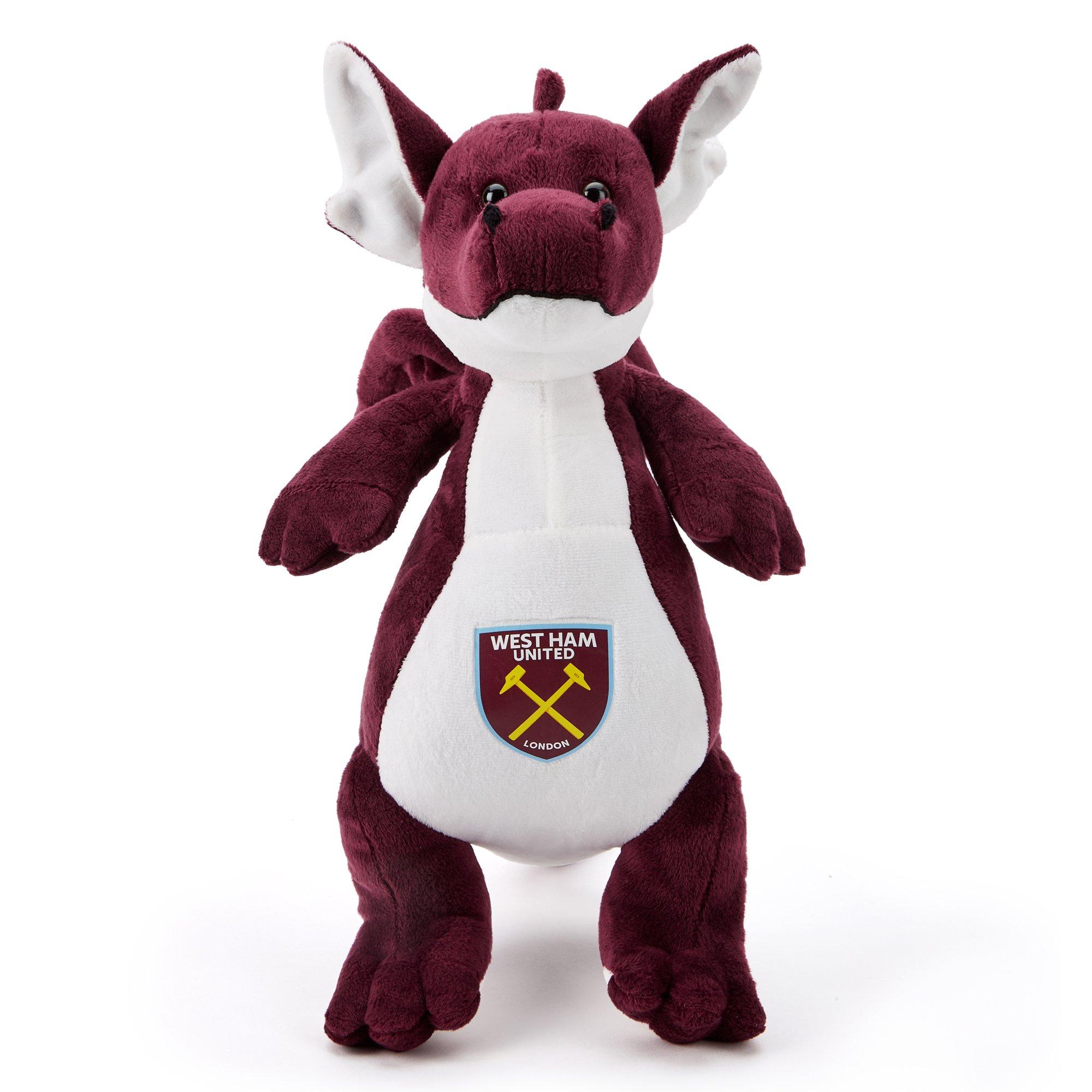Multi - Team - West Ham United Officially Licensed Standing Dragon Soft Toy 33 cm - 5