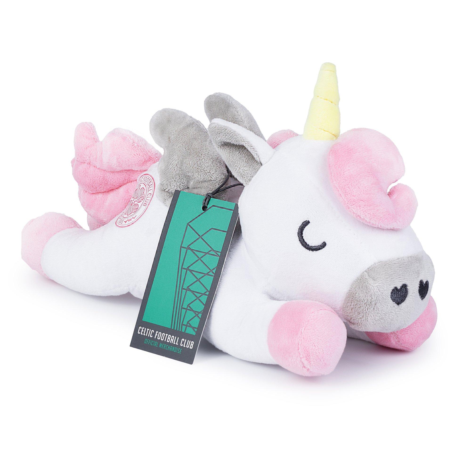 Team Celtic Officially Licensed Unicorn Soft Toy 30 cm