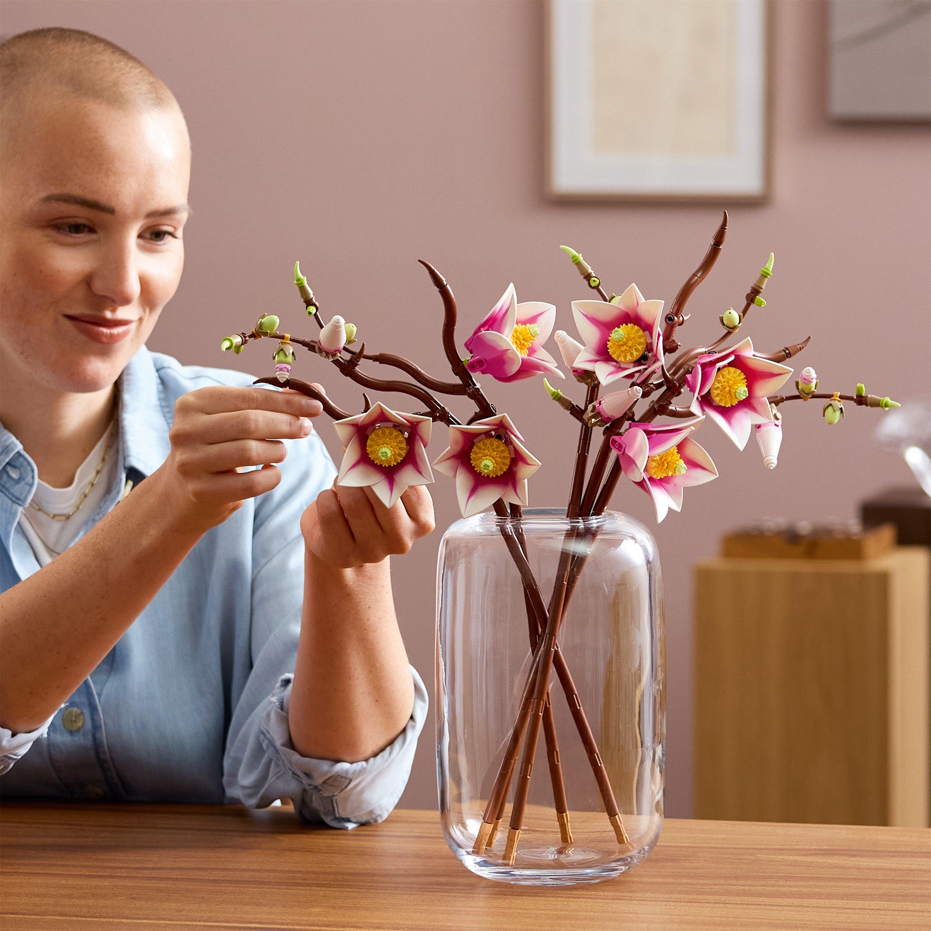 Multi - LEGO - Botanicals Magnolia Branches - Faux Flowers Set 11510 - 3