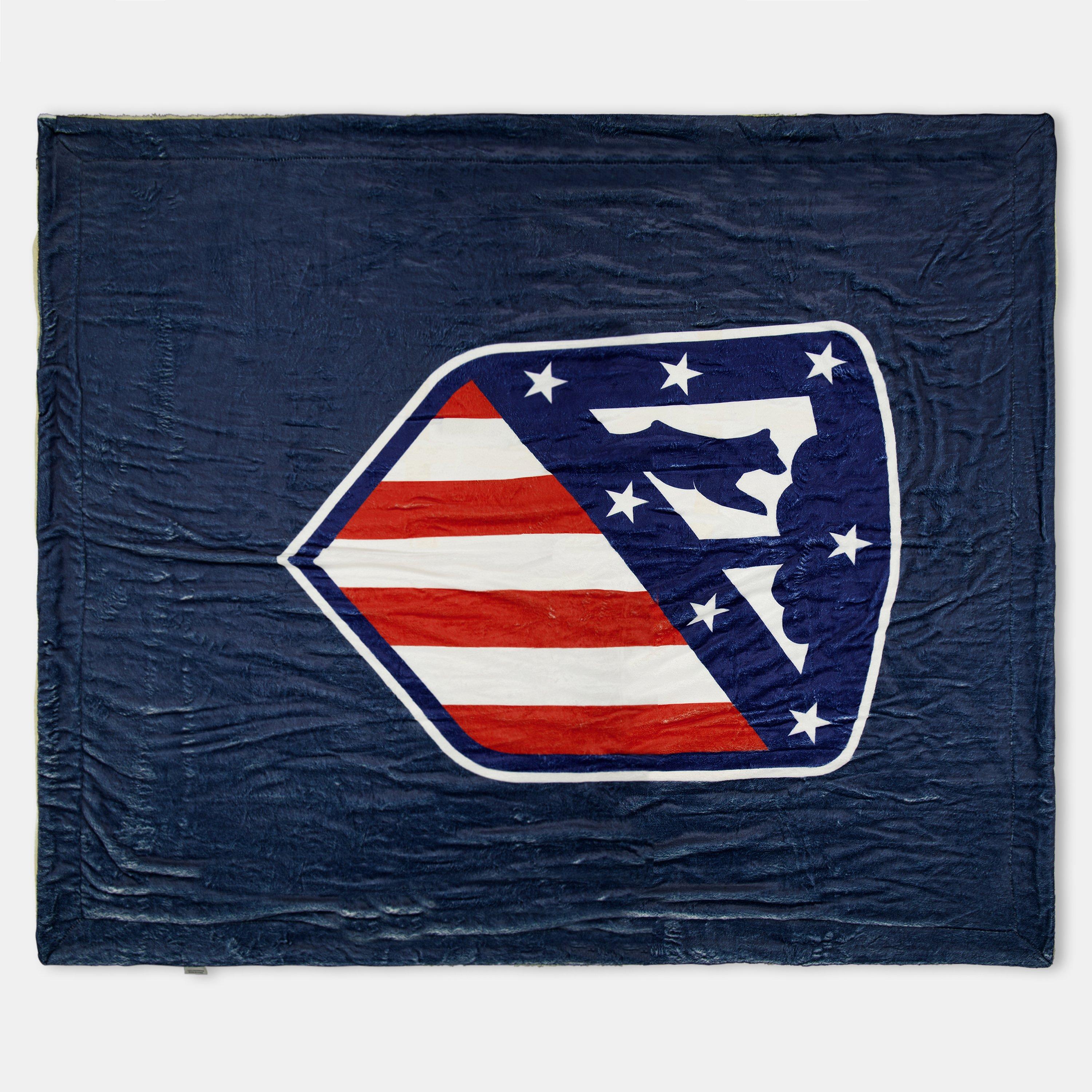 Blue - Team - Atlv©tico Madrid Kit Football Blanket - 1