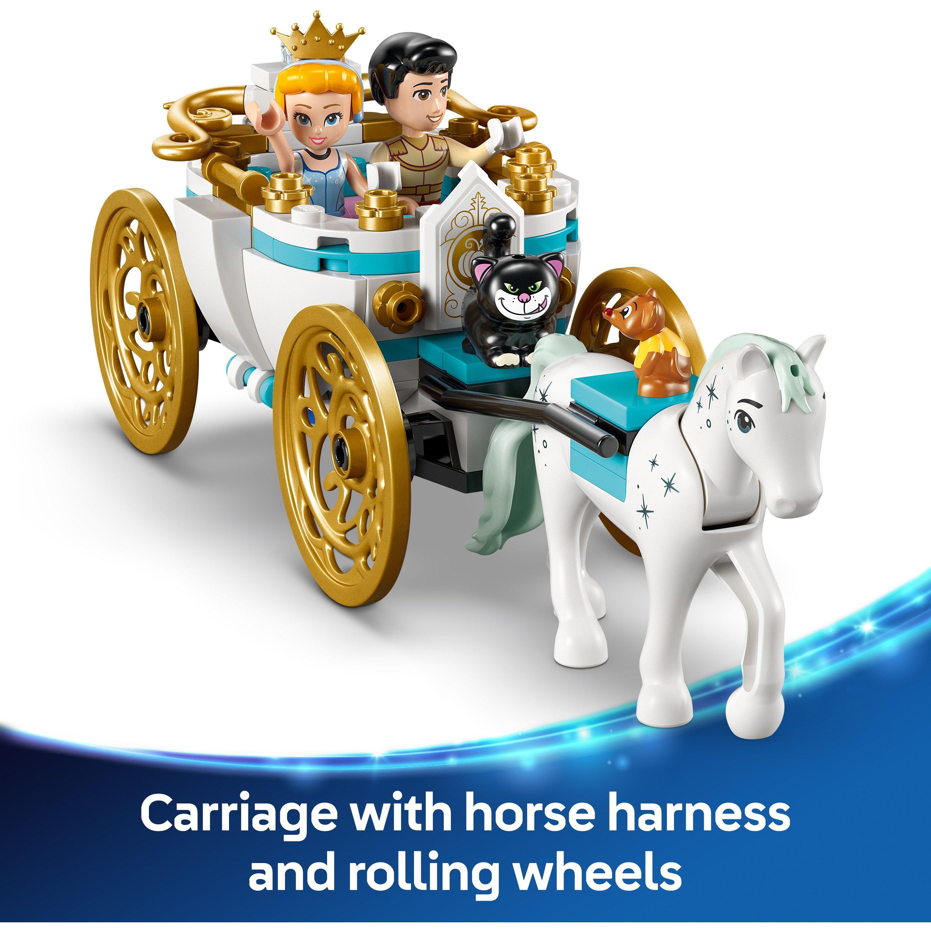 Disney Princess - LEGO - Disney 43275 Princess Cinderella’s Castle & Horse Carriage - 6