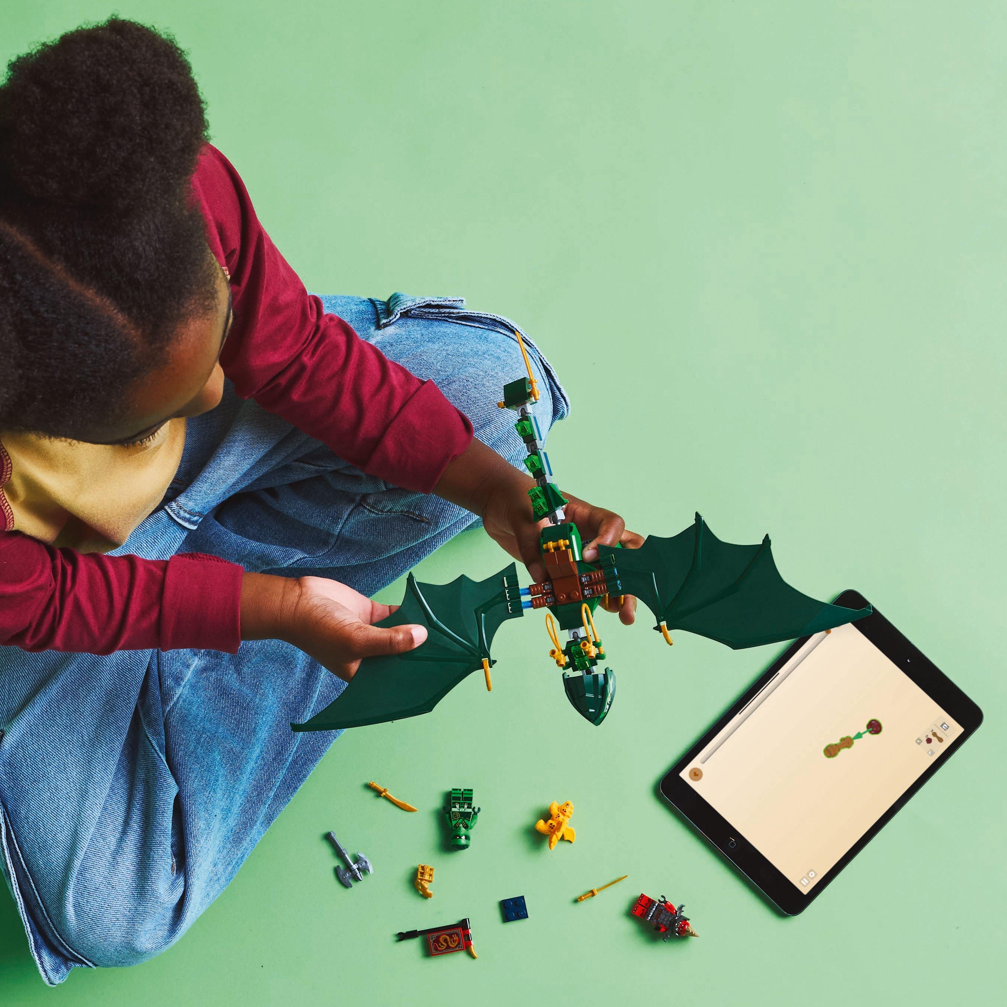 Ninjago - LEGO - LEGO NINJAGO Lloyd’s Green Forest Dragon Toy 71829 - 3