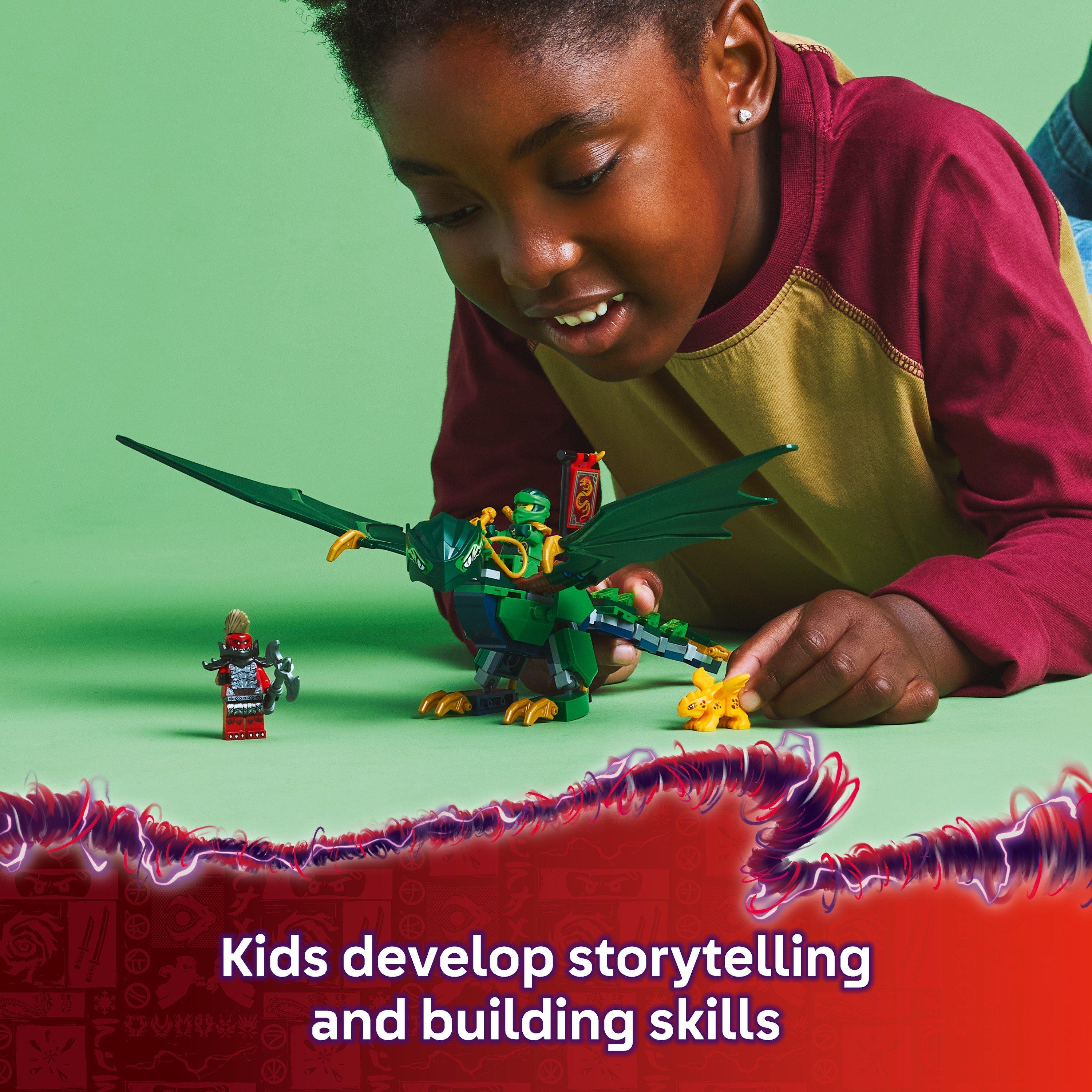 Ninjago - LEGO - NINJAGO Lloyd’s Green Forest Dragon Toy 71829 - 6