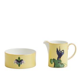 Wedgwood Waterlily Sugar and Creamer Set