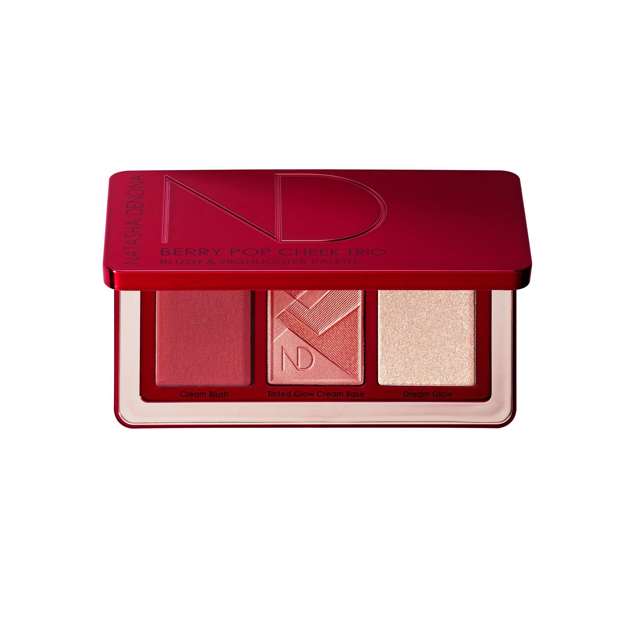 Red - Natasha Denona - Berry Pop Cheek Trio - 1