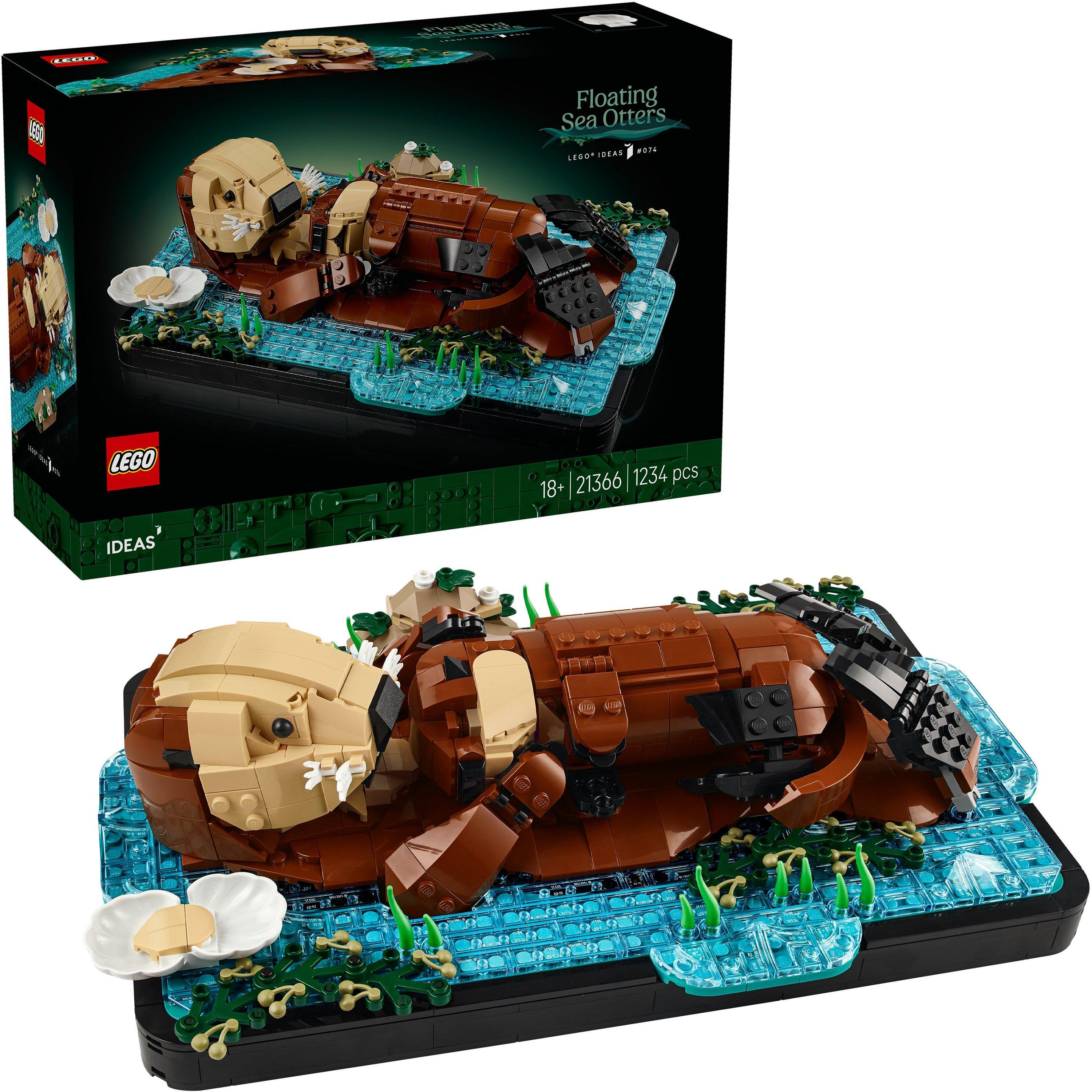 Multi - LEGO - Ideas Floating Sea Otters Building Set for Adults 21366 - 1