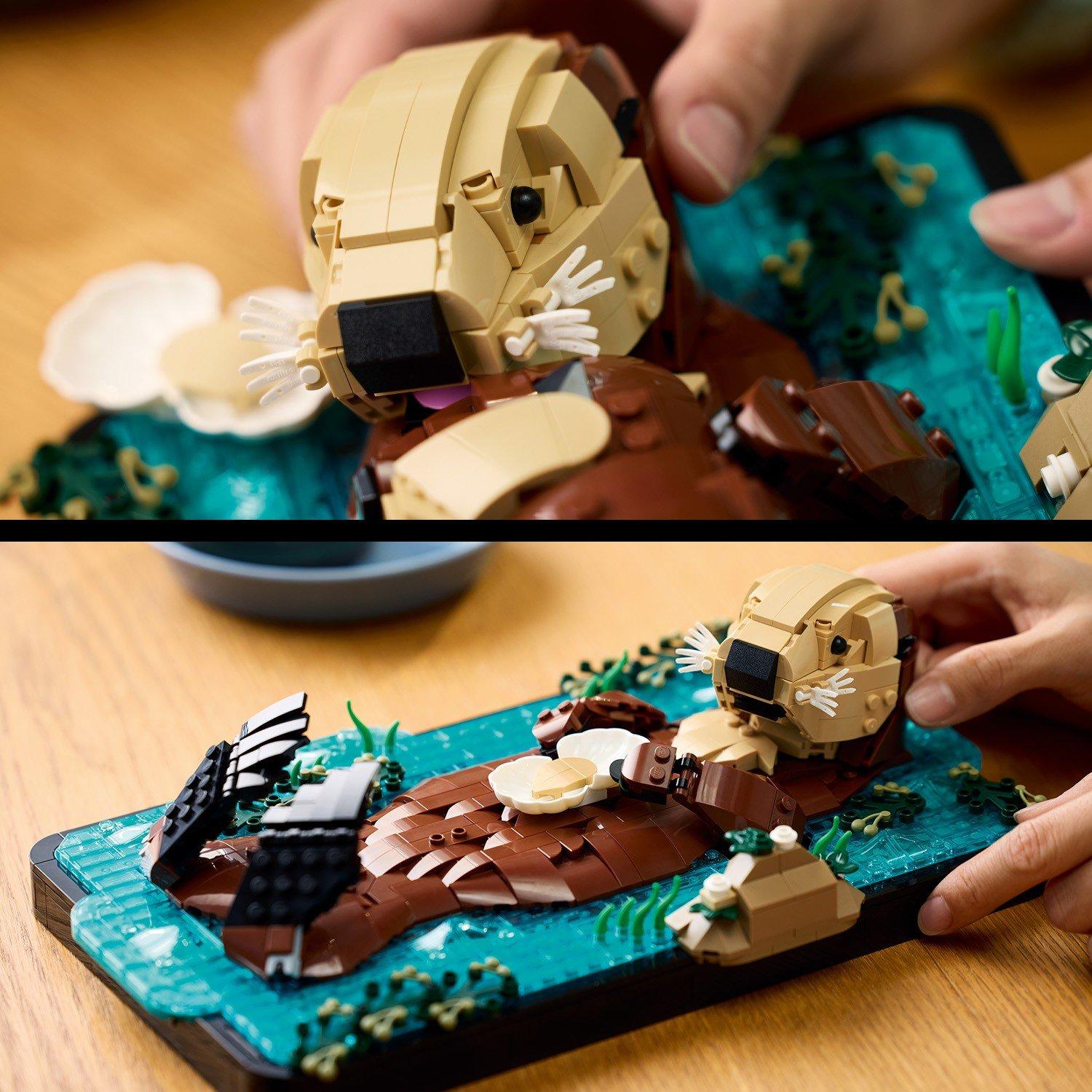 Multi - LEGO - Ideas Floating Sea Otters Building Set for Adults 21366 - 11