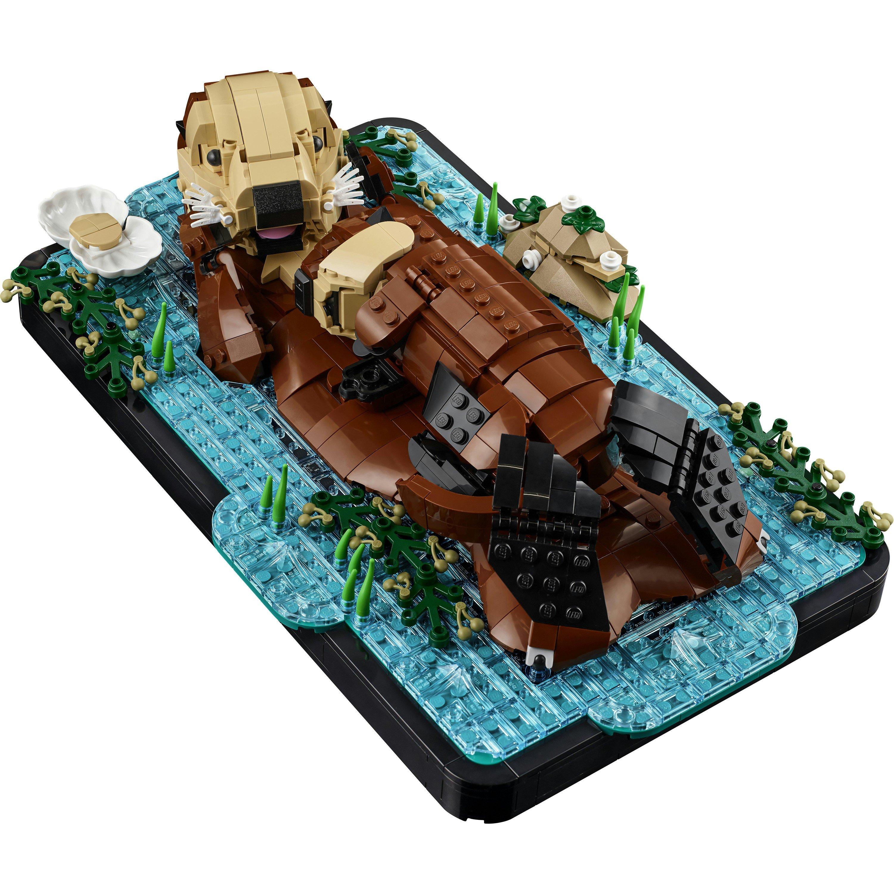 Multi - LEGO - Ideas Floating Sea Otters Building Set for Adults 21366 - 14