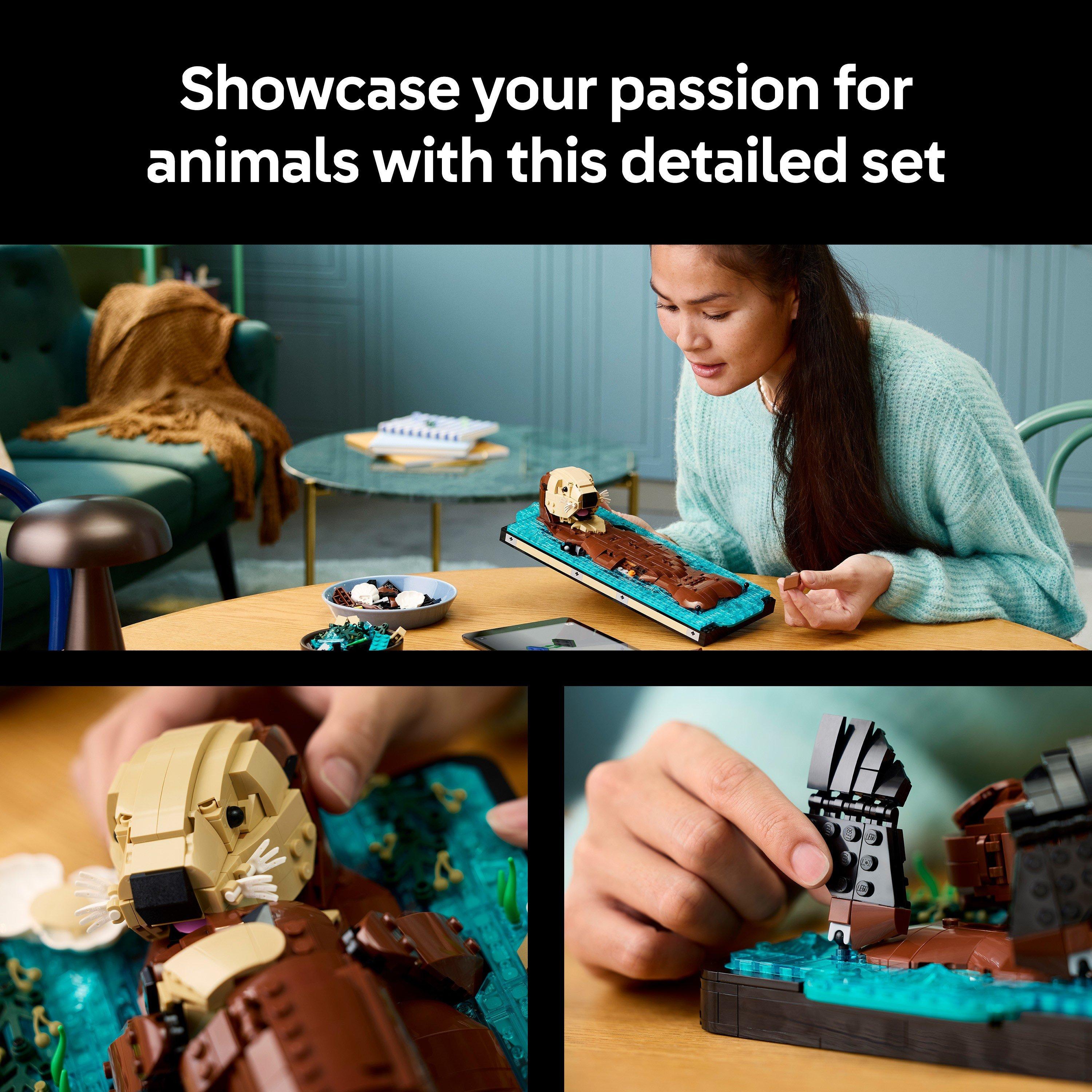 LEGO Ideas Floating Sea Otters Building Set for Adults 21366 | Sports World