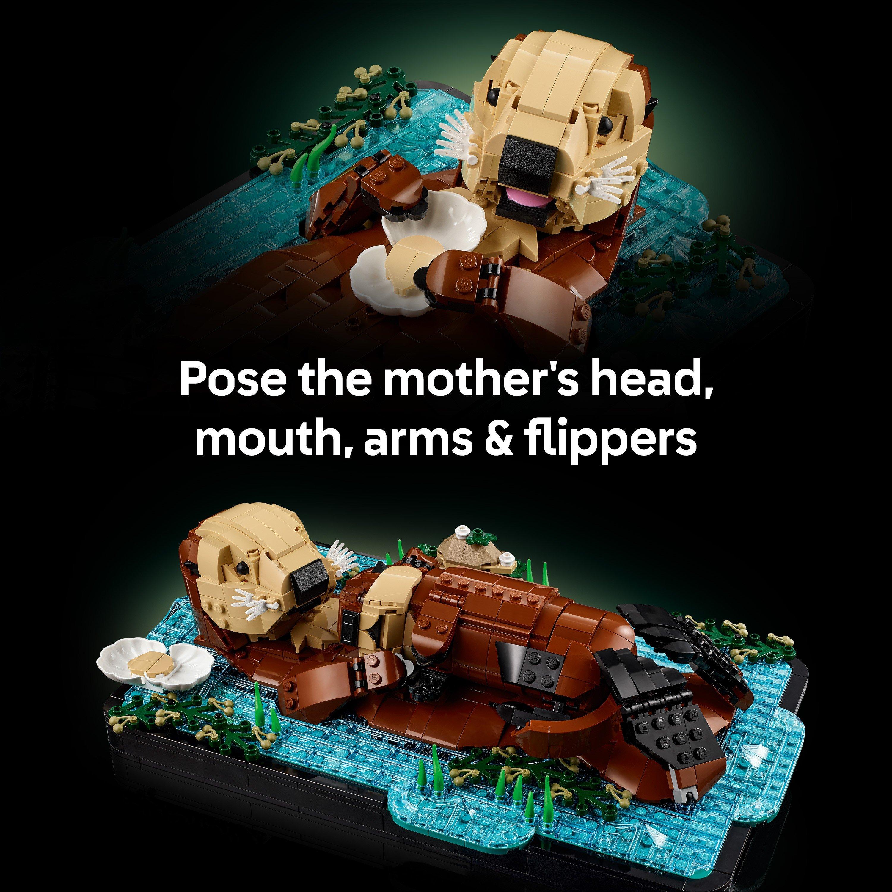 Multi - LEGO - Ideas Floating Sea Otters Building Set for Adults 21366 - 5
