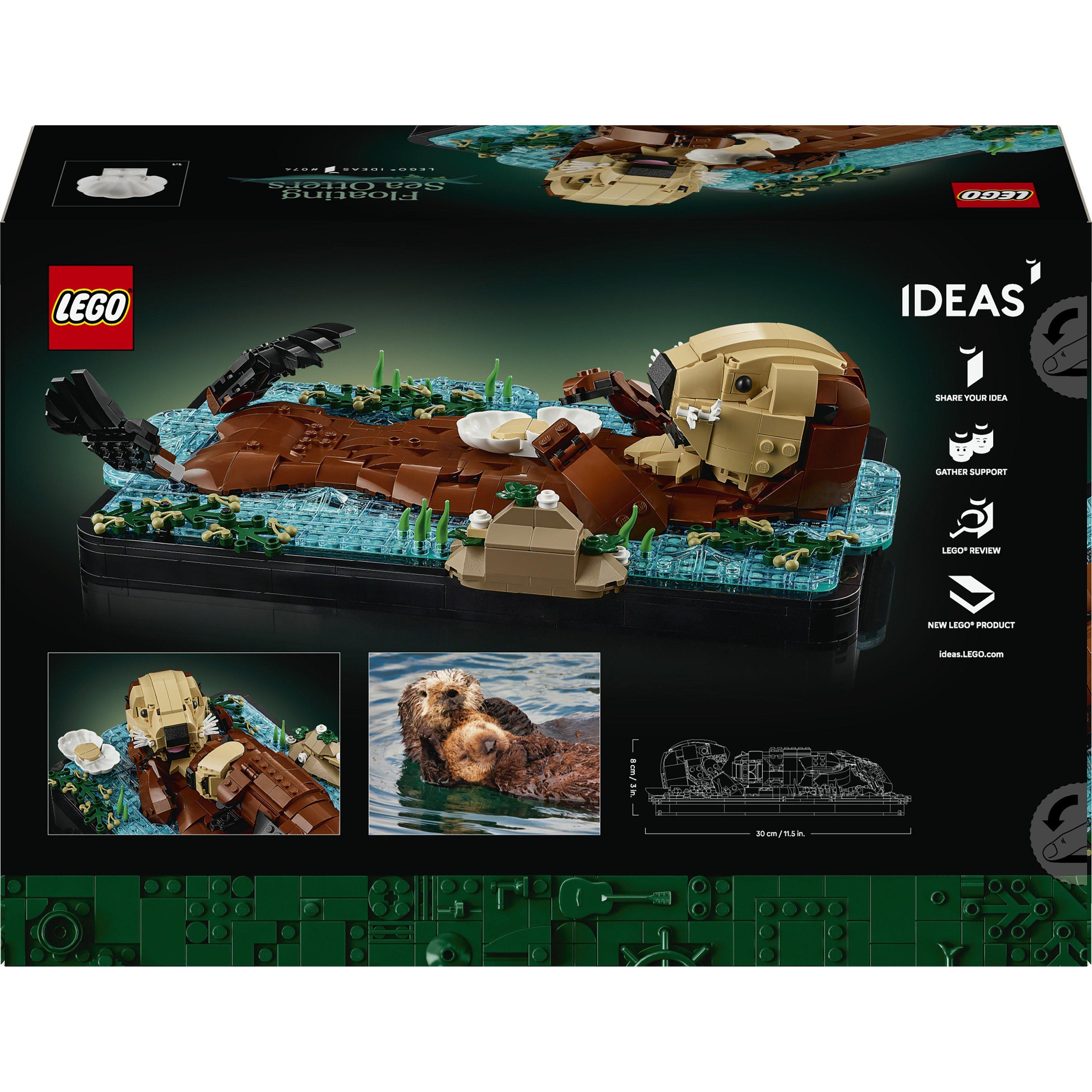 Multi - LEGO - Ideas Floating Sea Otters Building Set for Adults 21366 - 10