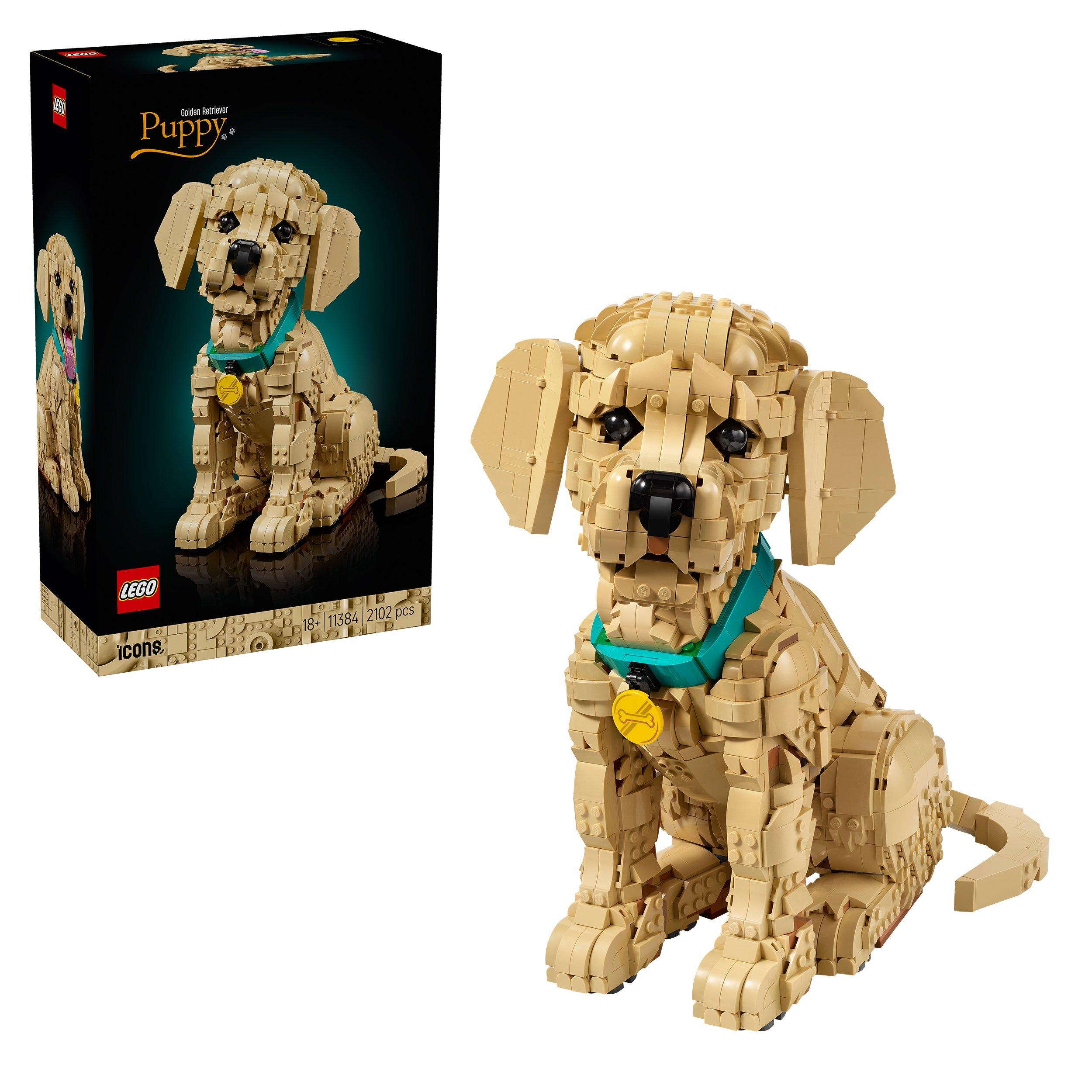 Multi - LEGO - Icons Golden Retriever Puppy - Animal Figure 11384 64 - 1