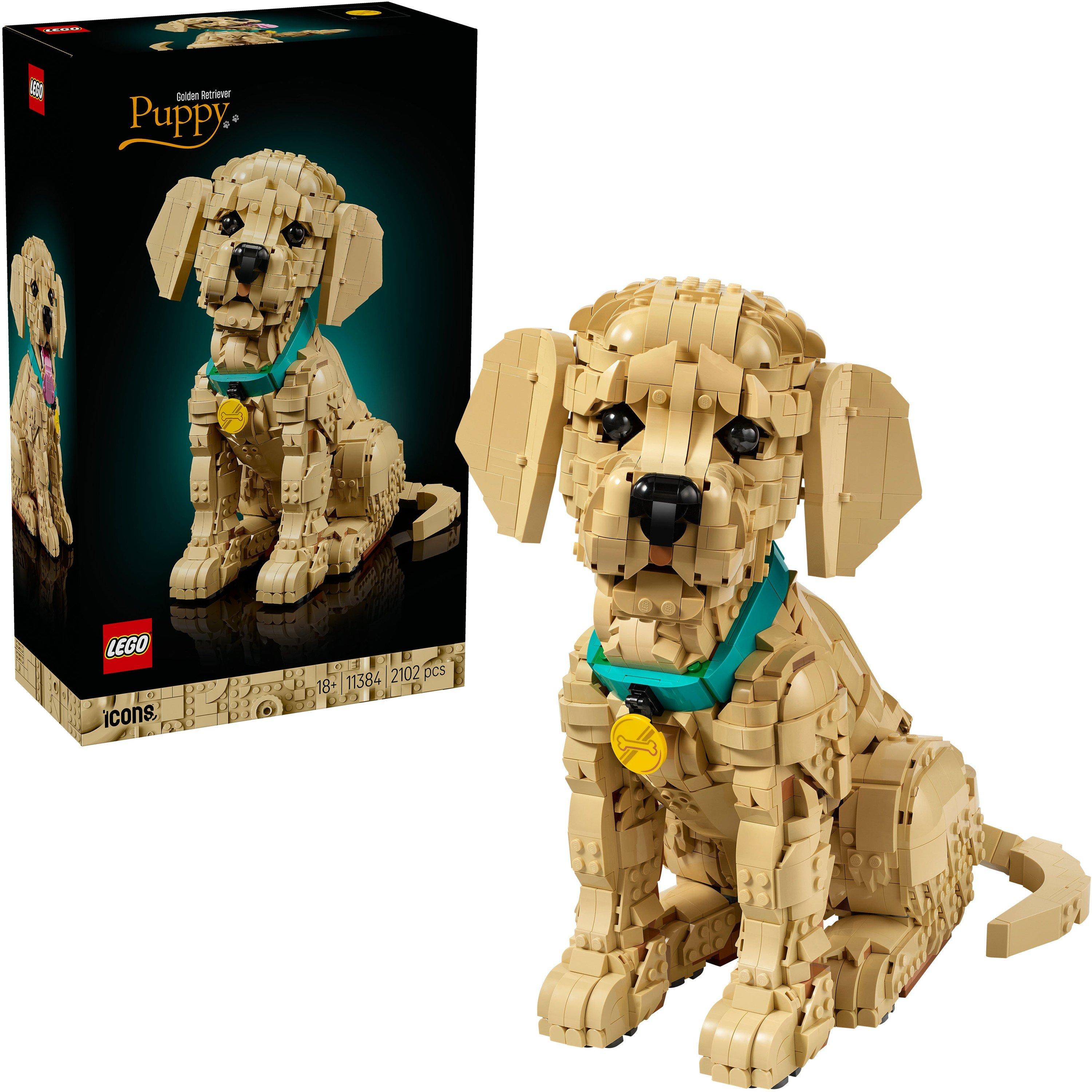 Multi - LEGO - Icons Golden Retriever Puppy - Animal Figure 11384 64 - 1