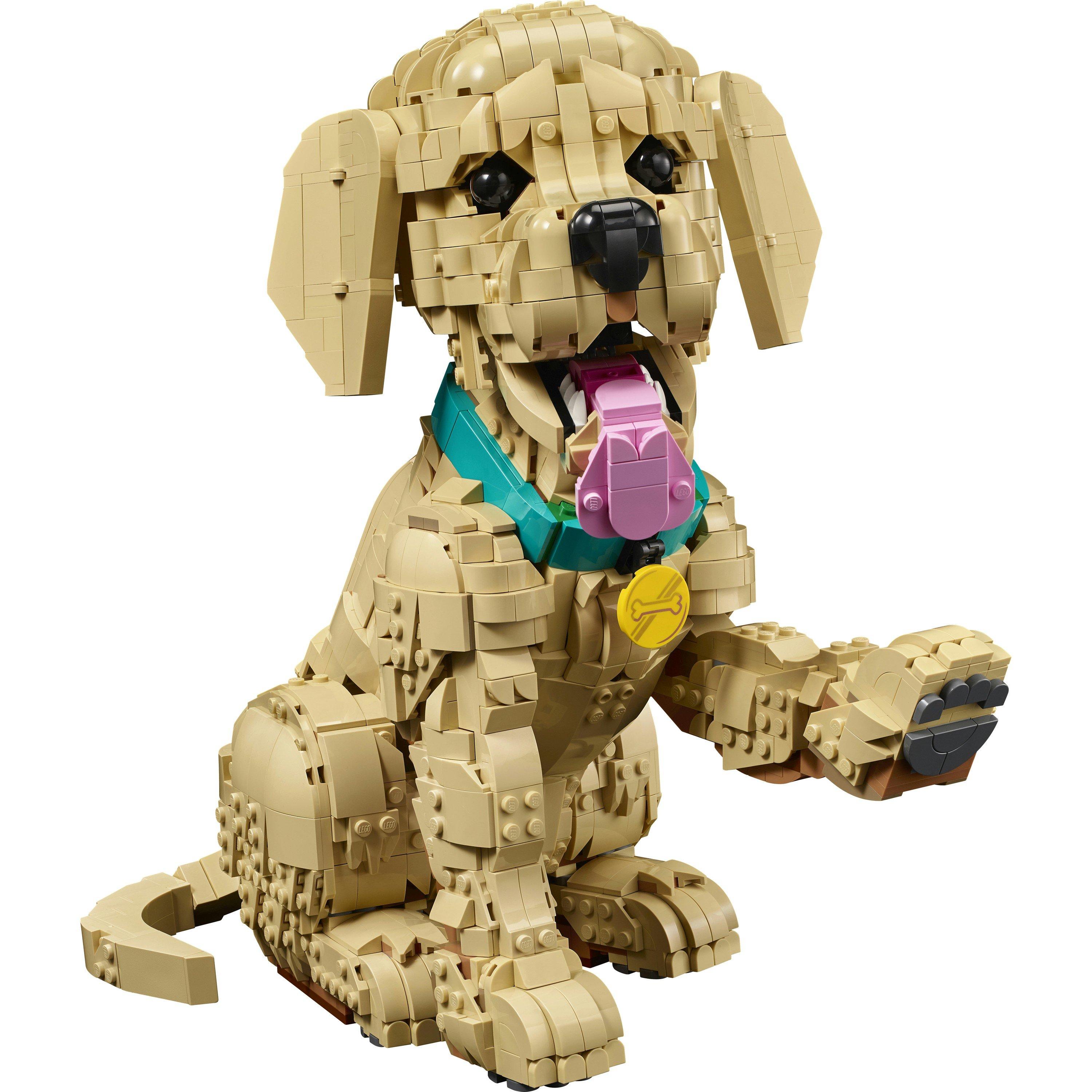 Multi - LEGO - Icons Golden Retriever Puppy - Animal Figure 11384 64 - 14