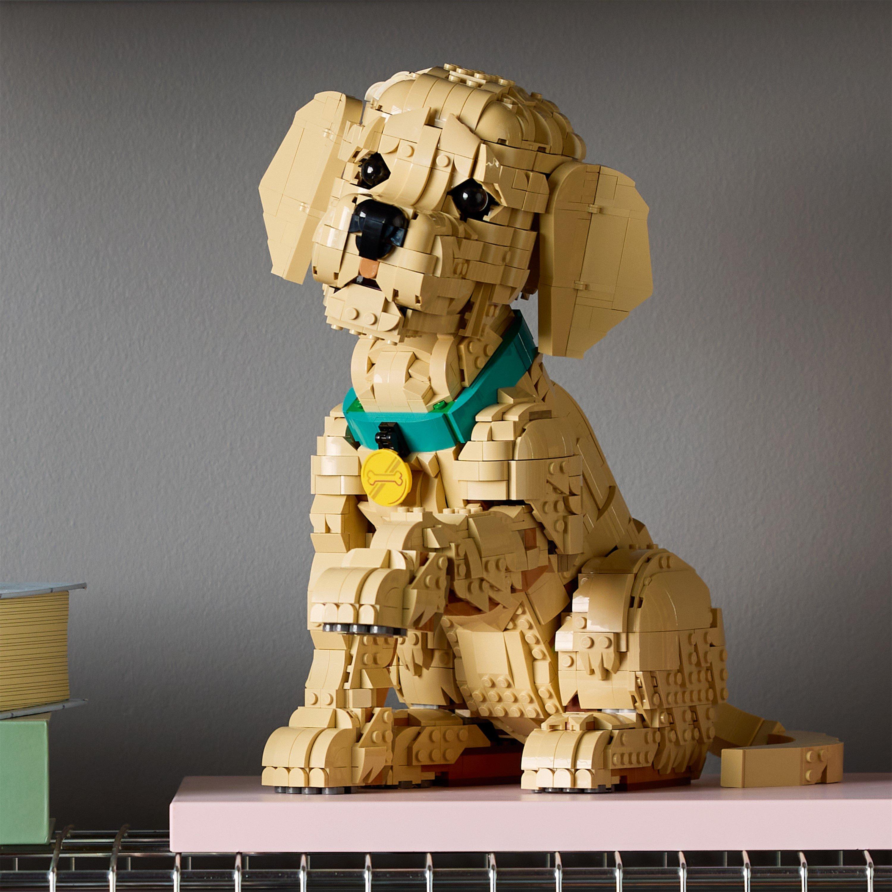 Multi - LEGO - Icons Golden Retriever Puppy - Animal Figure 11384 64 - 4