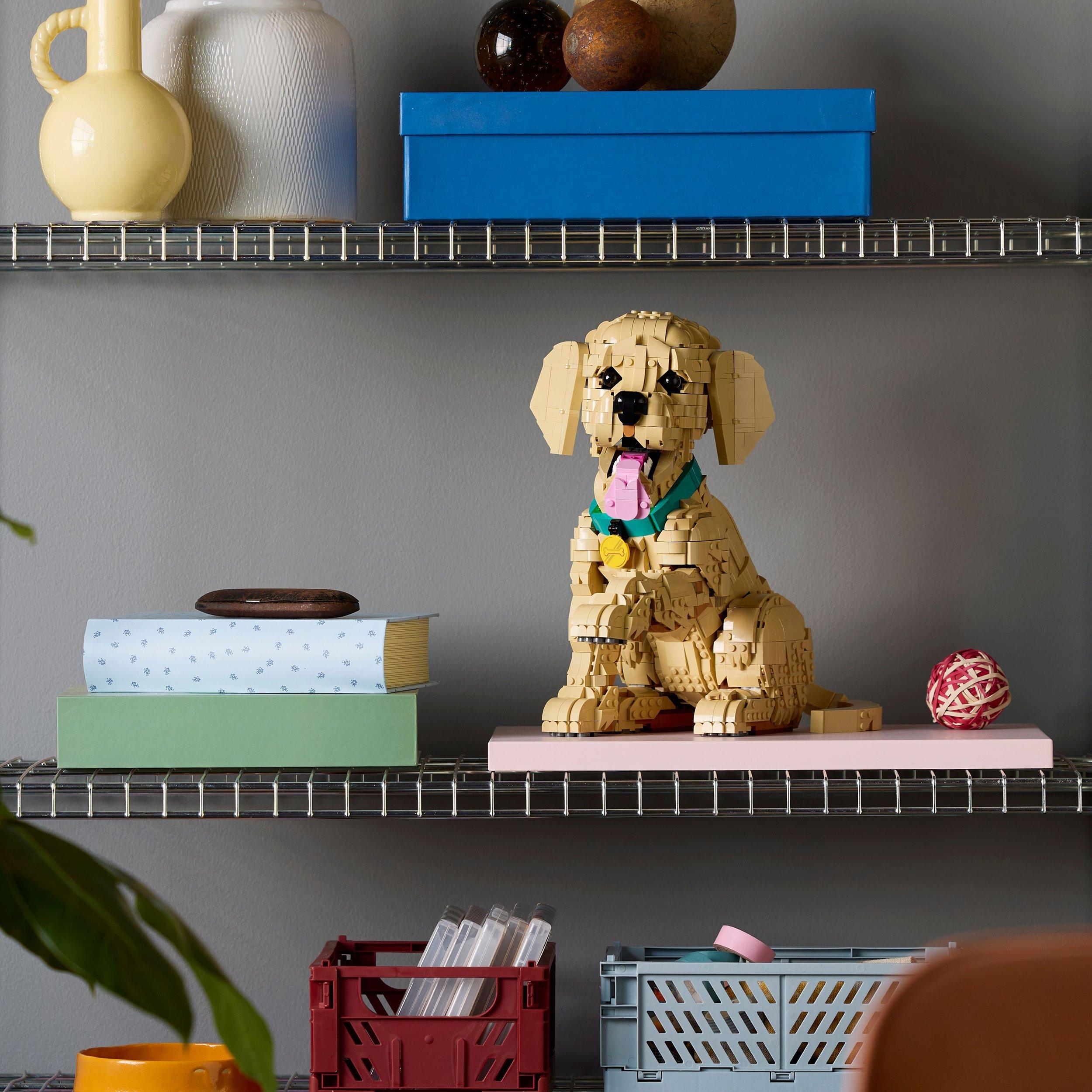 Multi - LEGO - Icons Golden Retriever Puppy - Animal Figure 11384 64 - 6