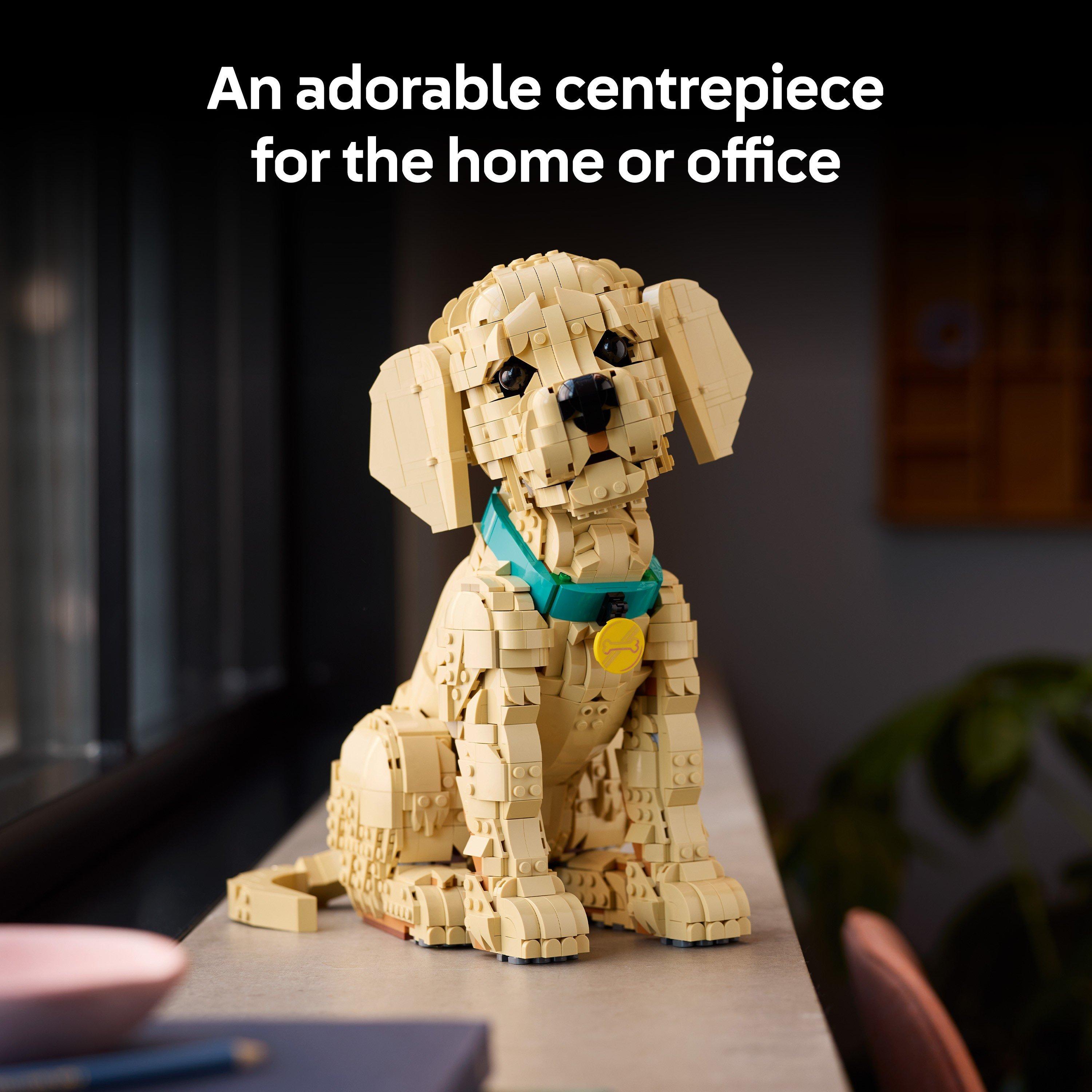 Multi - LEGO - Icons Golden Retriever Puppy - Animal Figure 11384 64 - 8