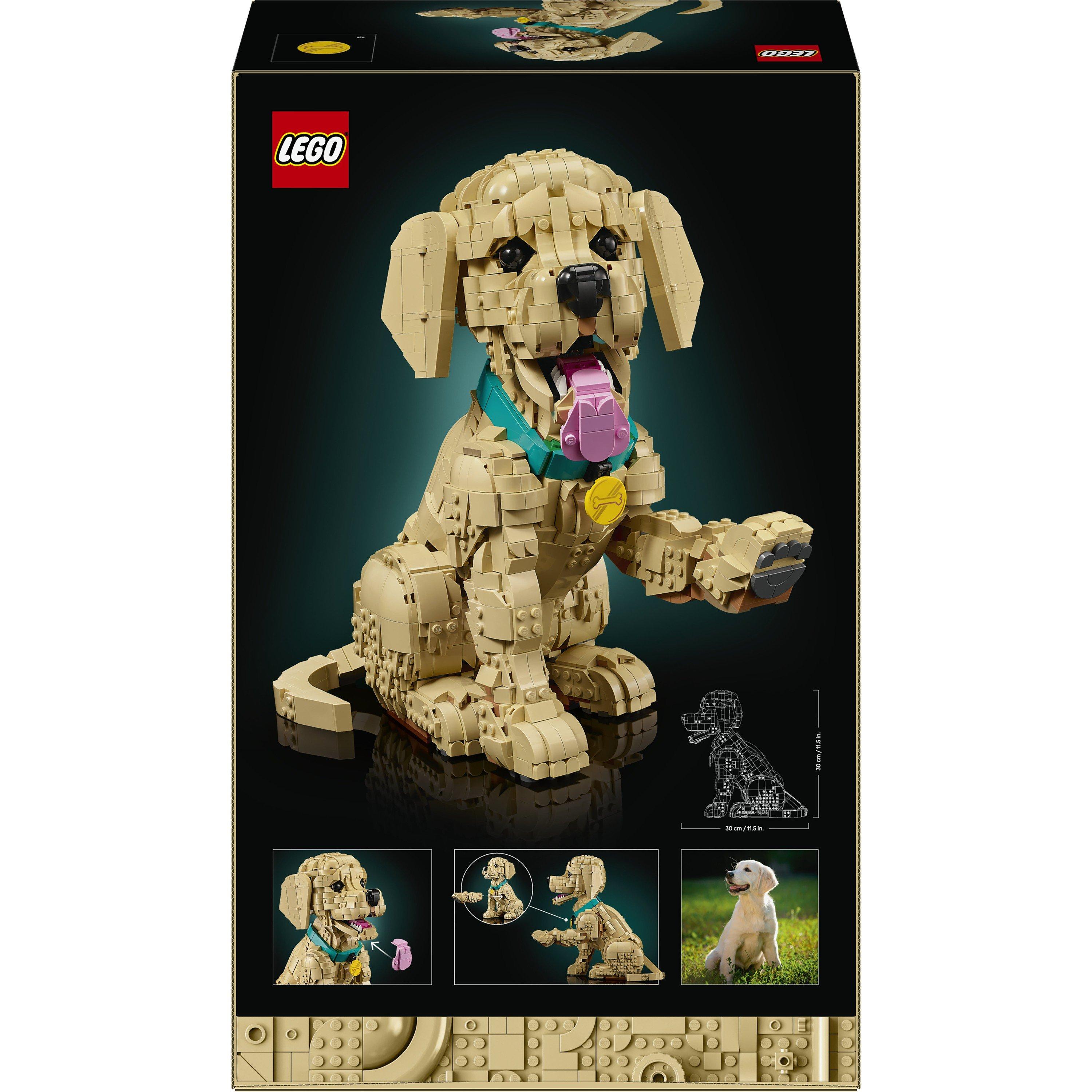 Multi - LEGO - Icons Golden Retriever Puppy - Animal Figure 11384 64 - 10