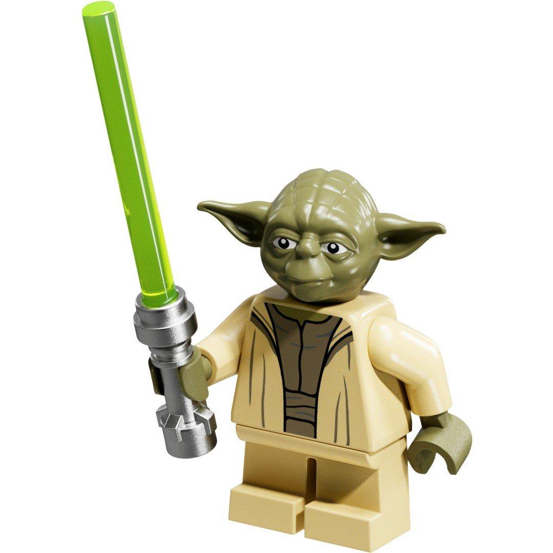 Multi - LEGO - Star Wars Yoda Bust Collectible Model Kit 75438 - 14