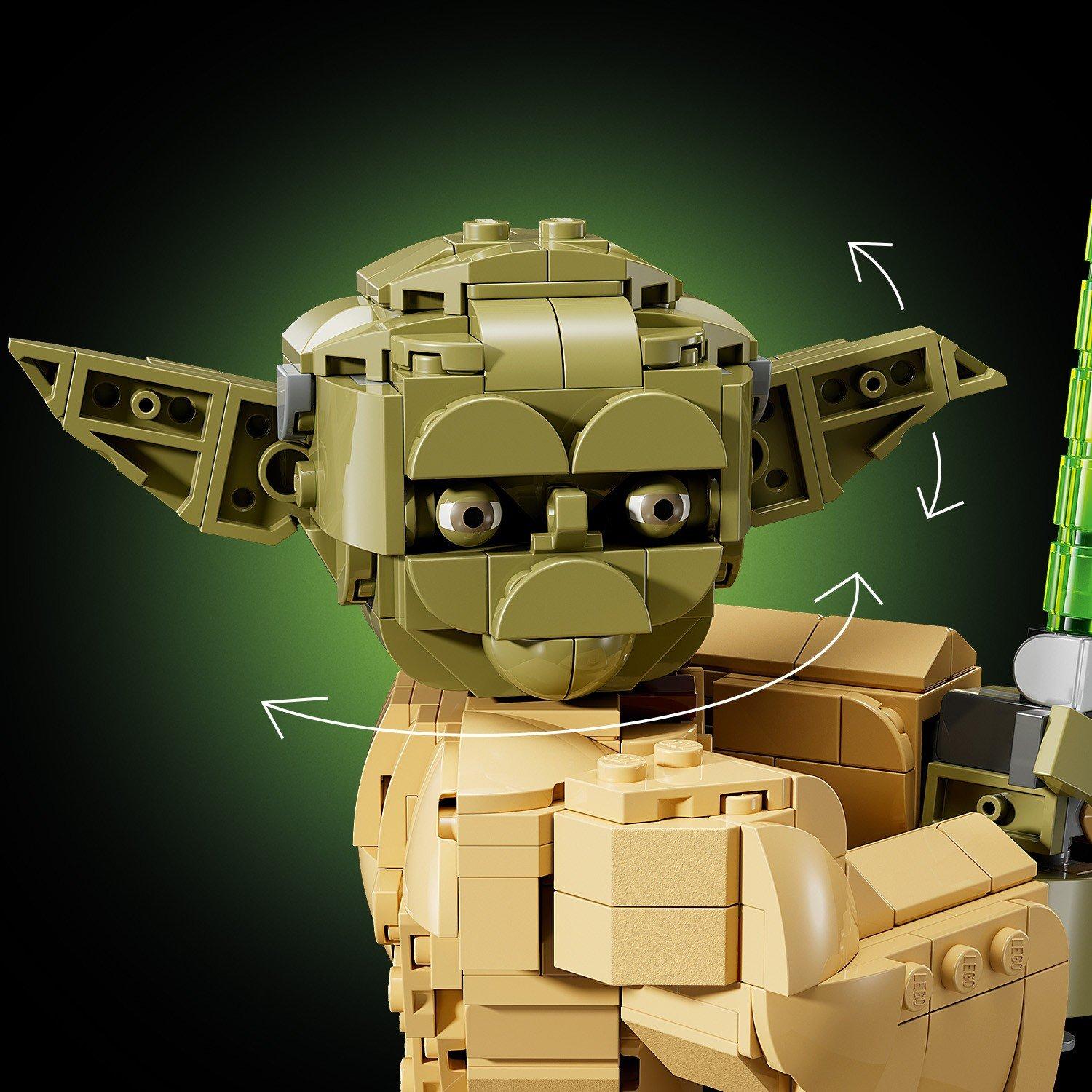Multi - LEGO - Star Wars Yoda Bust Collectible Model Kit 75438 - 10