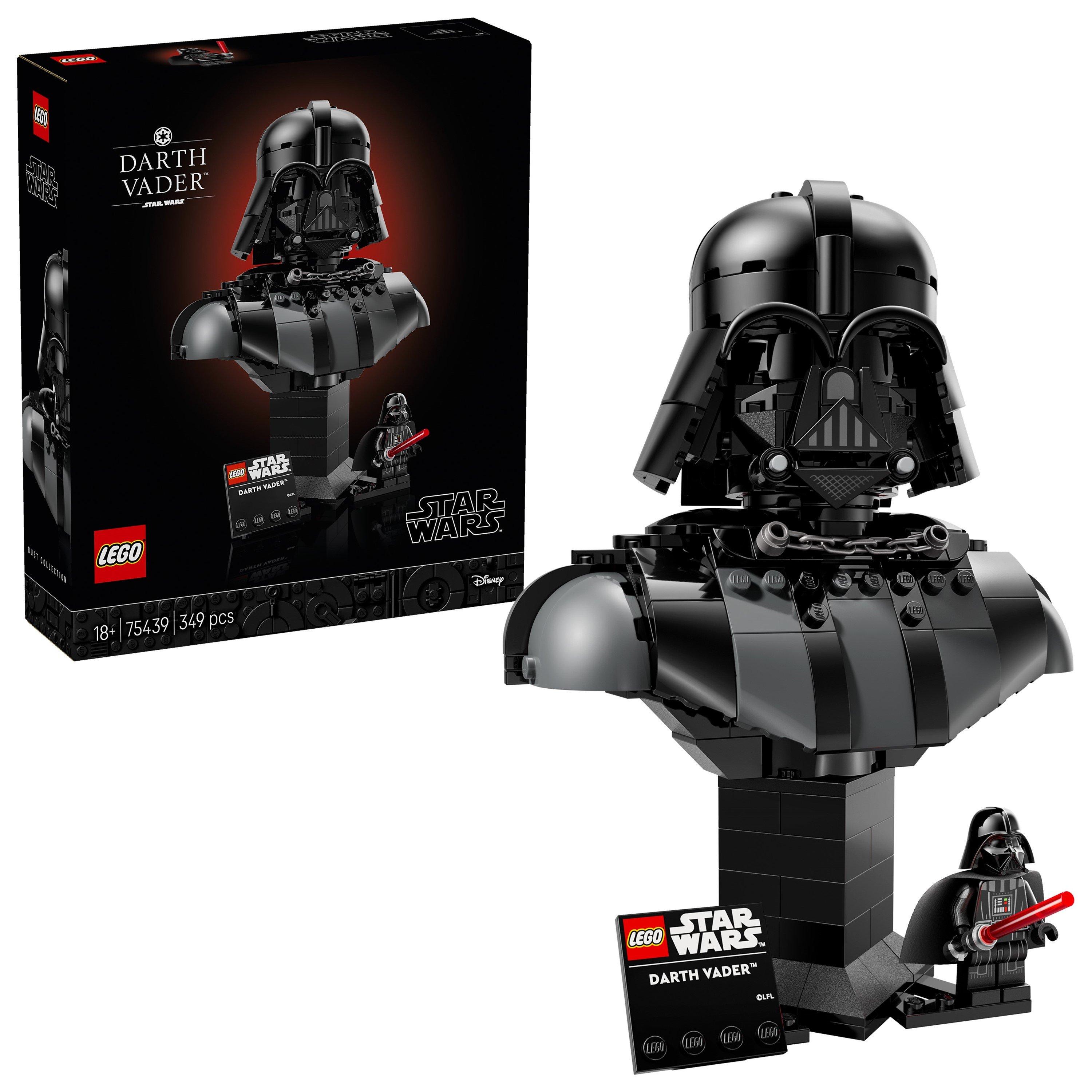 Multi - LEGO - LEGO Star Wars Darth Vader Bust Model Kit for Adults 75439