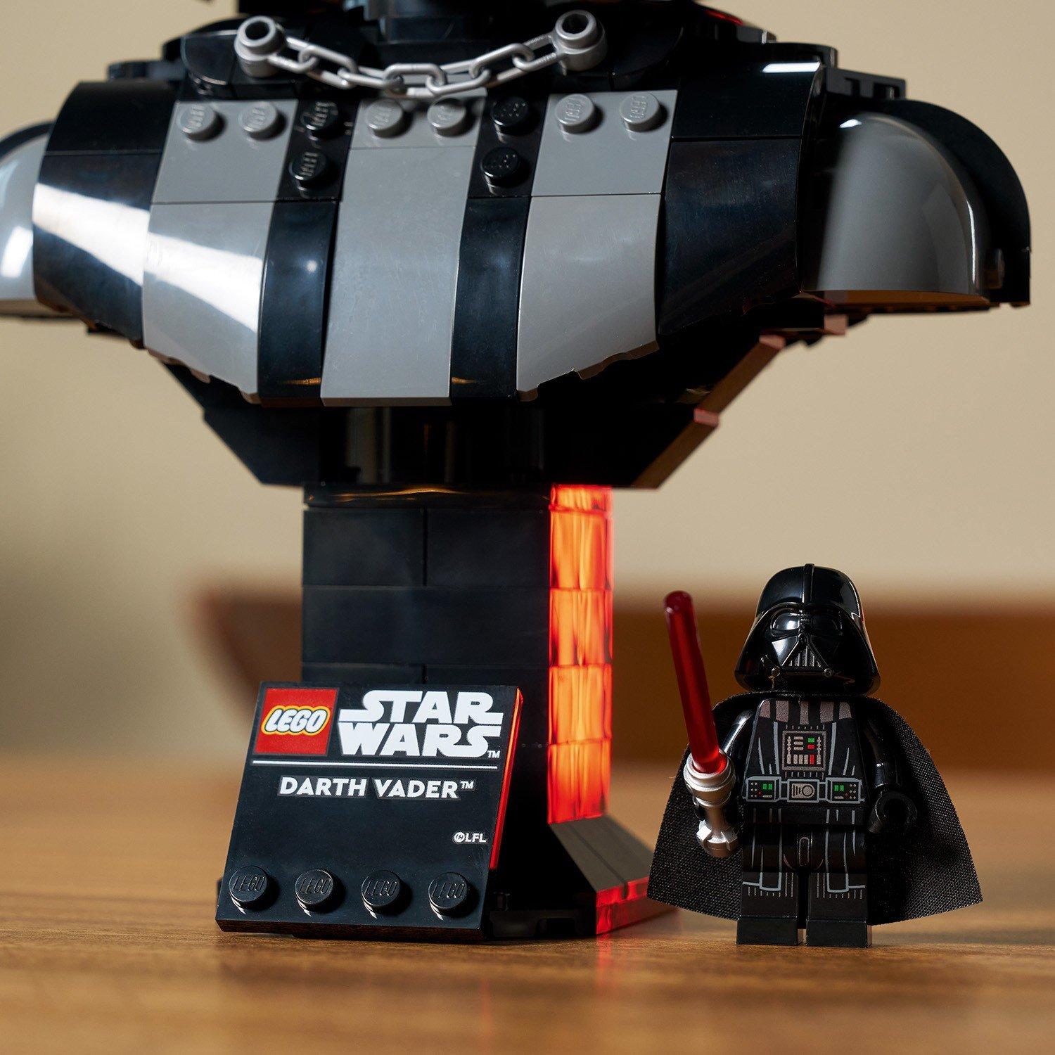 Multi - LEGO - Star Wars Darth Vader Bust Model Kit for Adults 75439 - 12