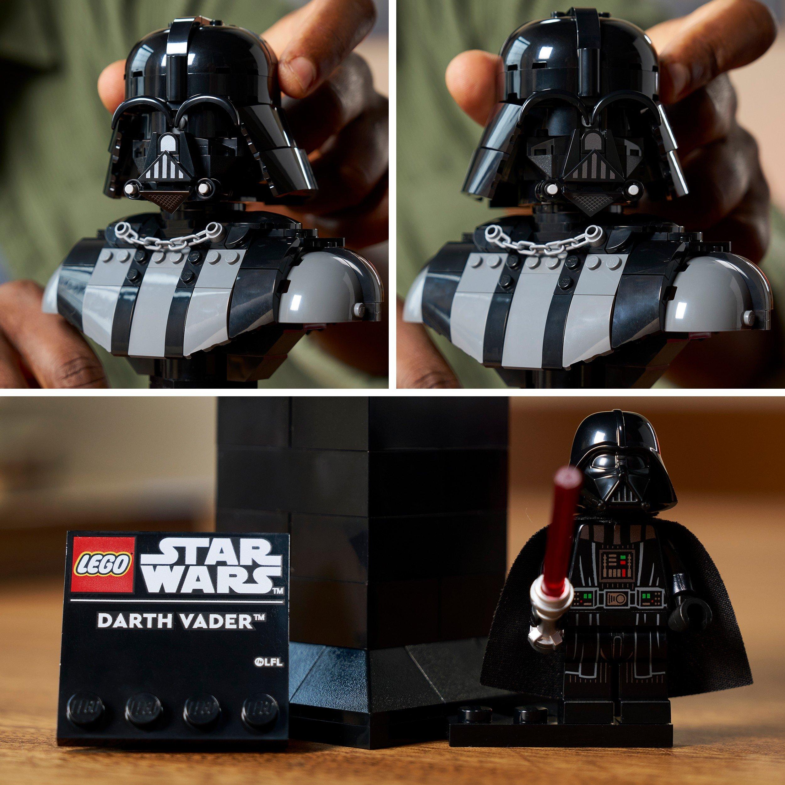 Multi - LEGO - Star Wars Darth Vader Bust Model Kit for Adults 75439 - 6