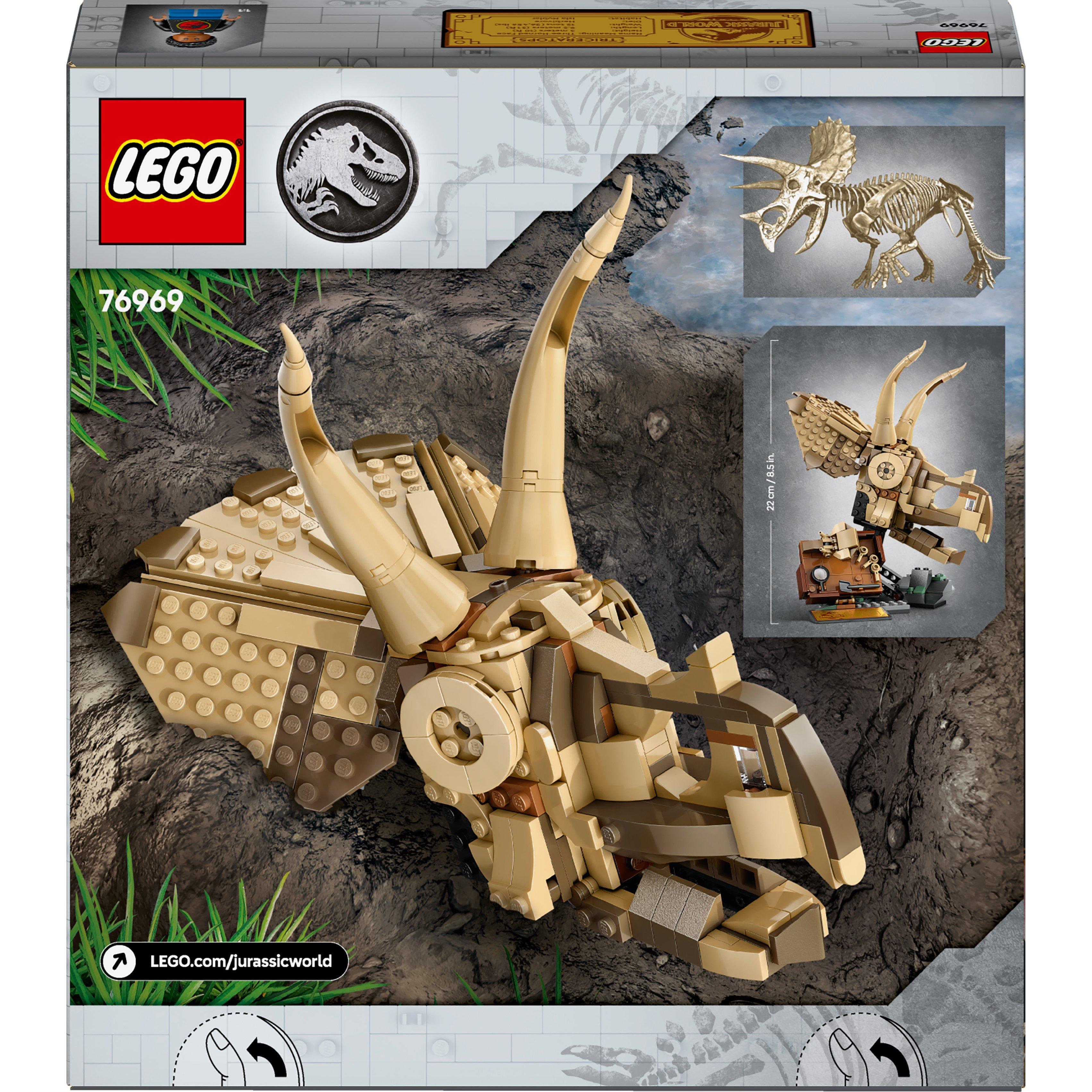 Jurassic World - LEGO - LEGO Jurassic World Dinosaur Fossils: Triceratops Skull 76969 - 2