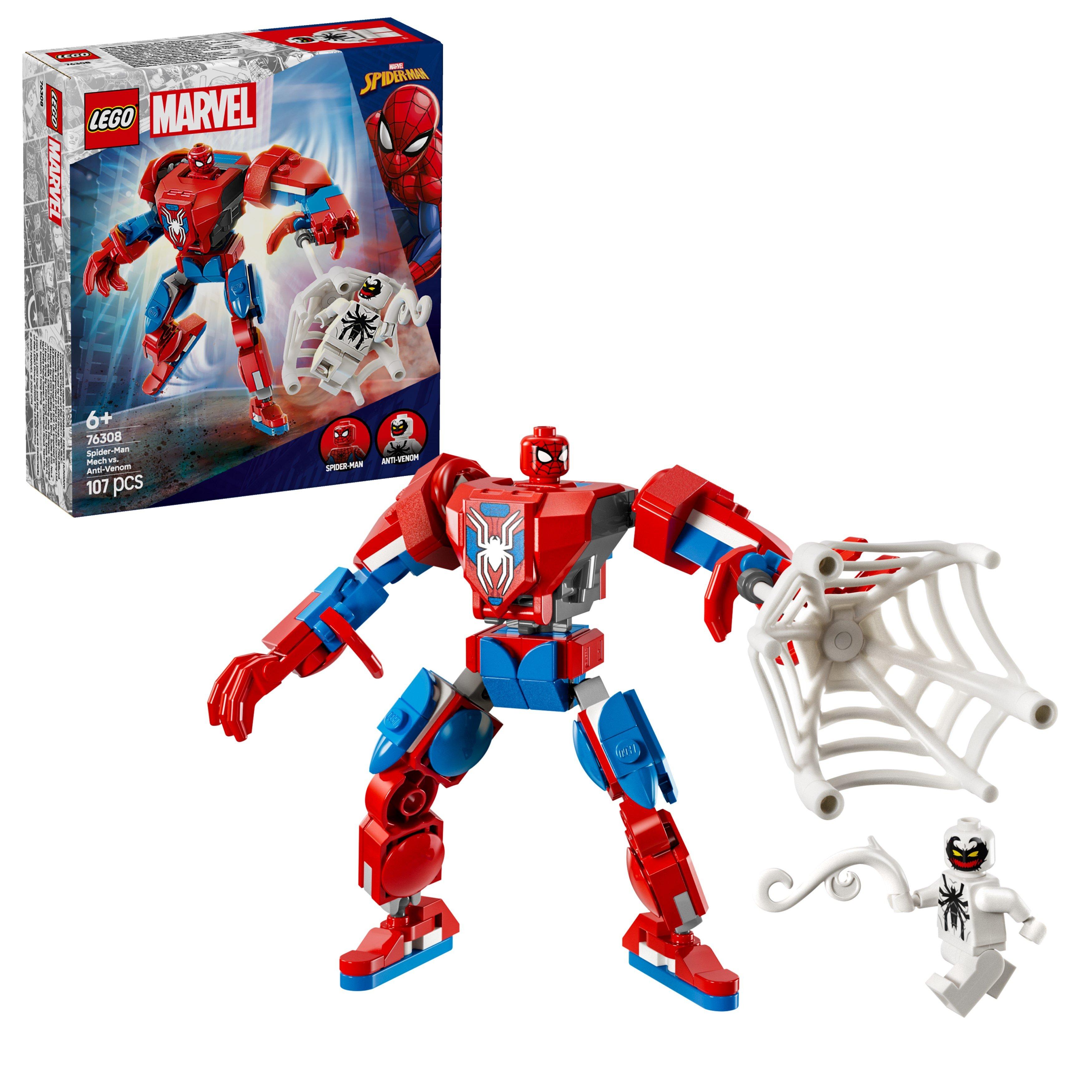 Superhelden MV - LEGO - LEGO Marvel 76308 Spider-Man Mech vs Anti-Venom Set - 1