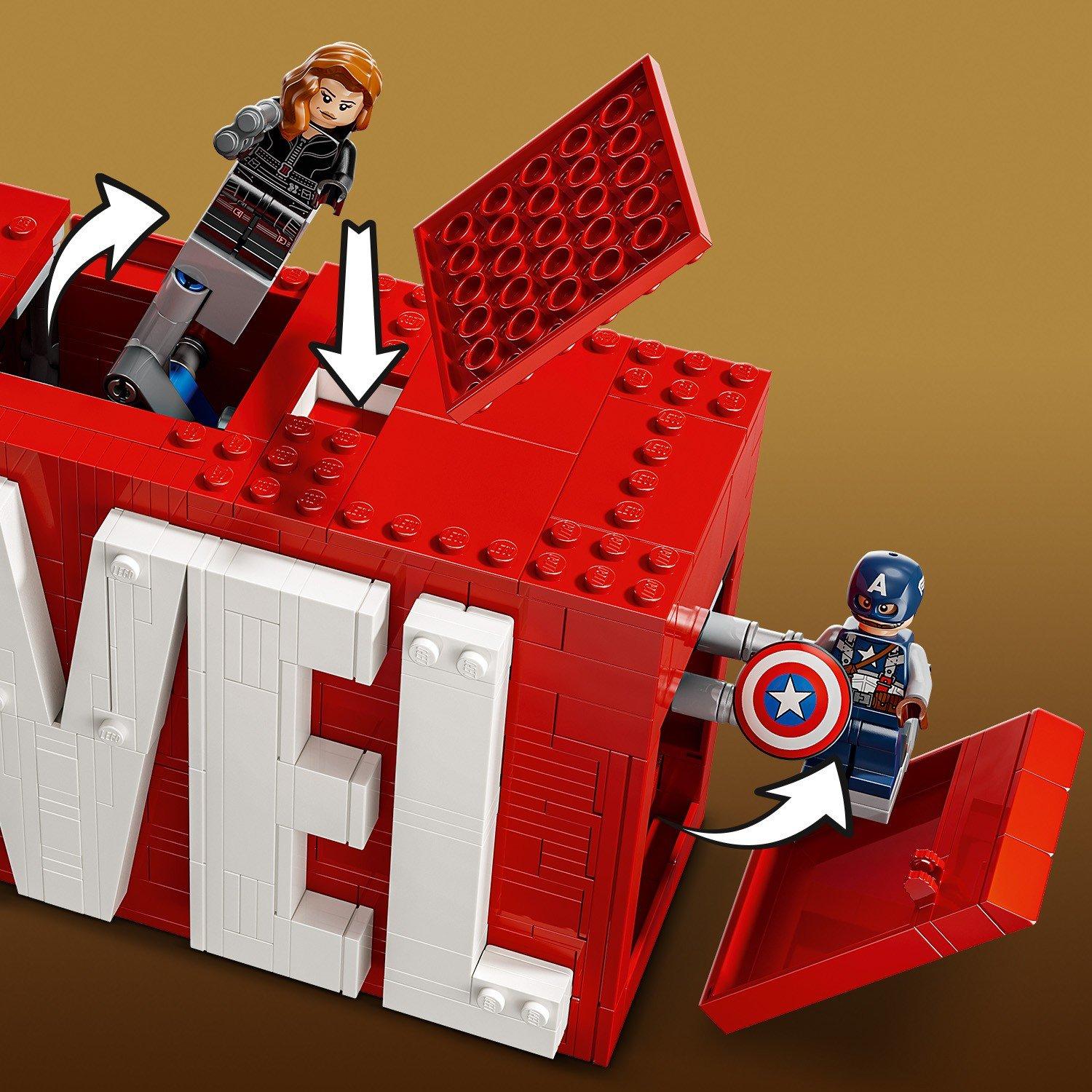 Super Eroi MV - LEGO - Marvel: MARVEL Logo & Minifigures Set 76313 - 11