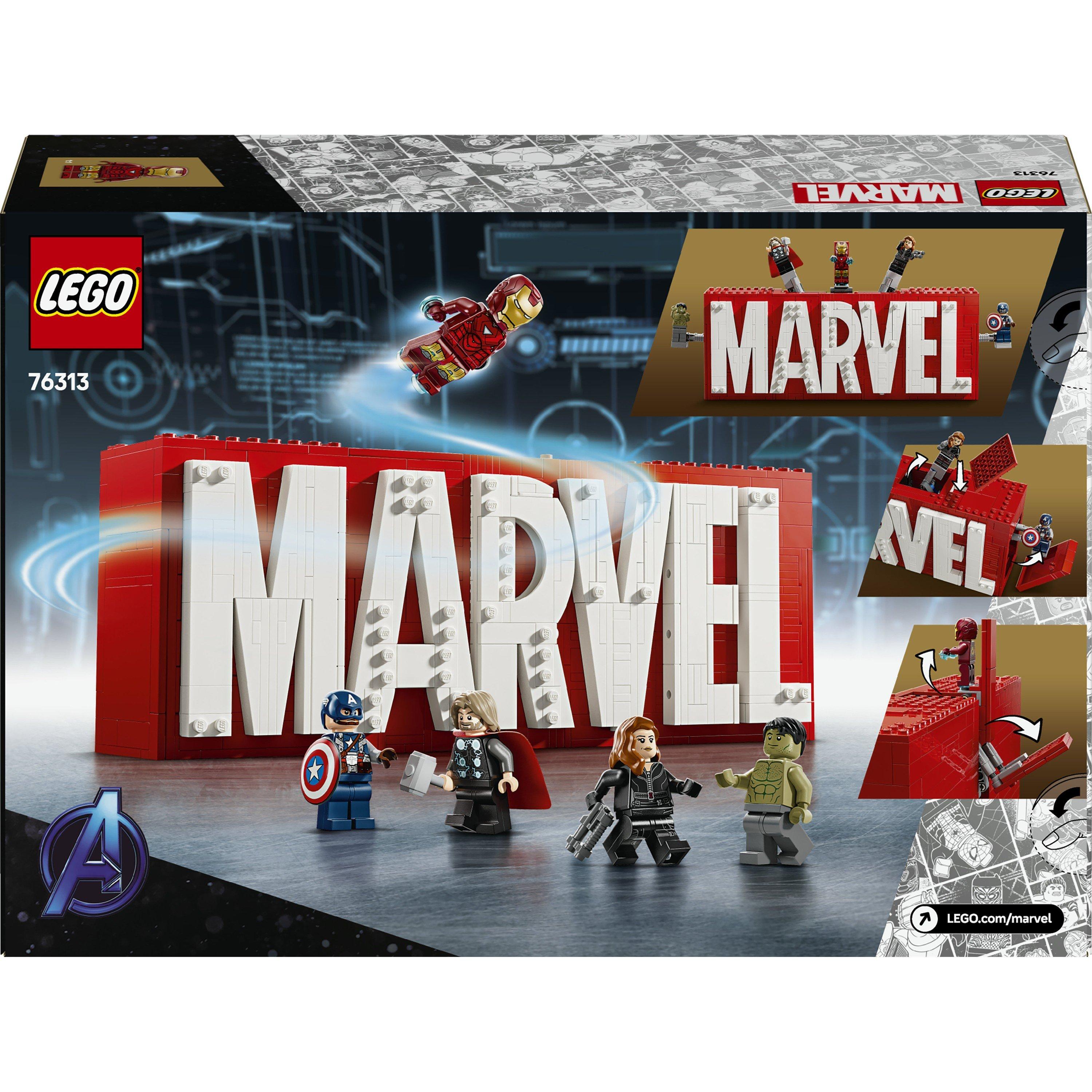 Super Eroi MV - LEGO - Marvel: MARVEL Logo & Minifigures Set 76313 - 10