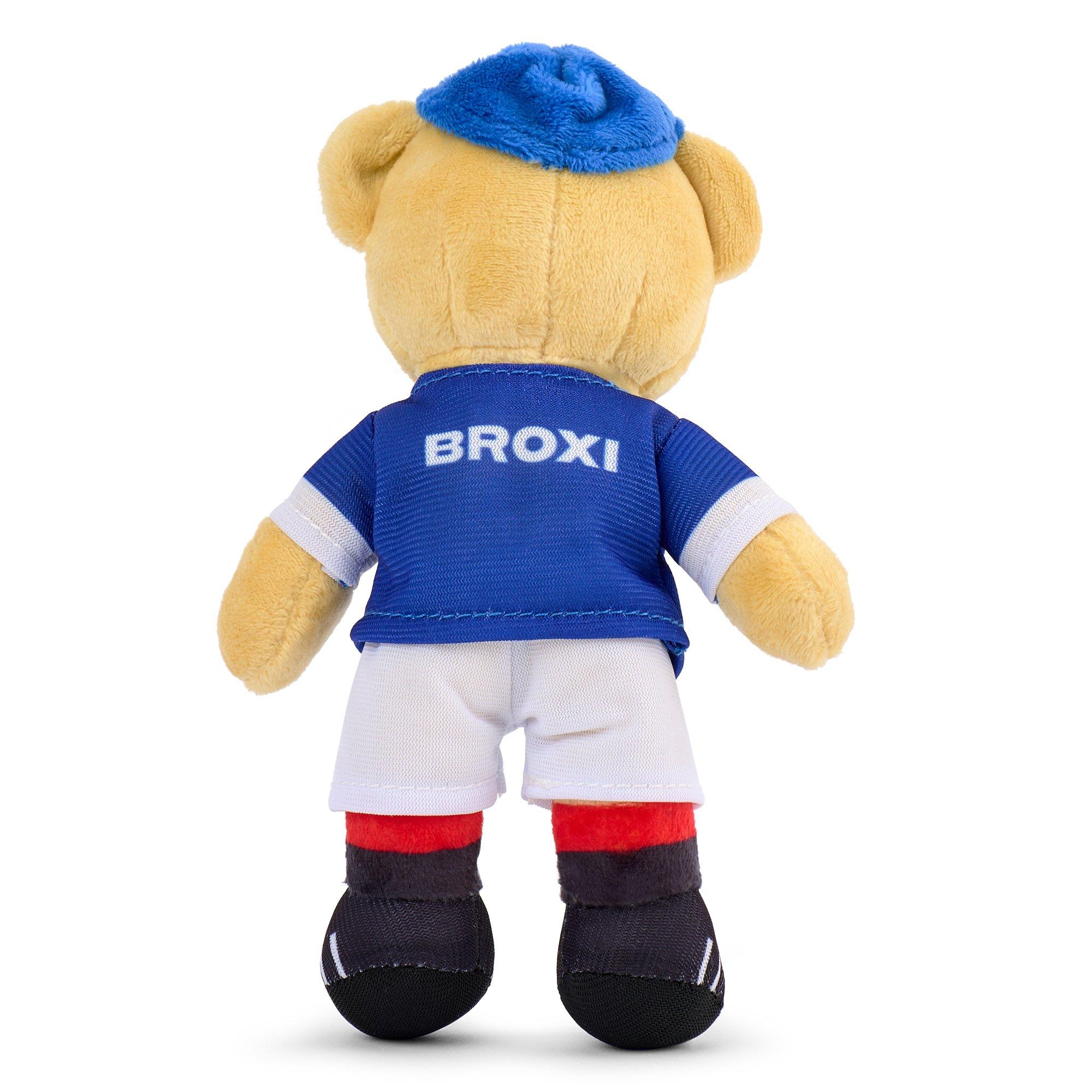 Rangers FC - Team - Rangers Officially Licensed Mascot Broxi Bear Soft Toy - 20 cm - 5