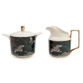 Biba Crane Sugar Bowl and Creamer