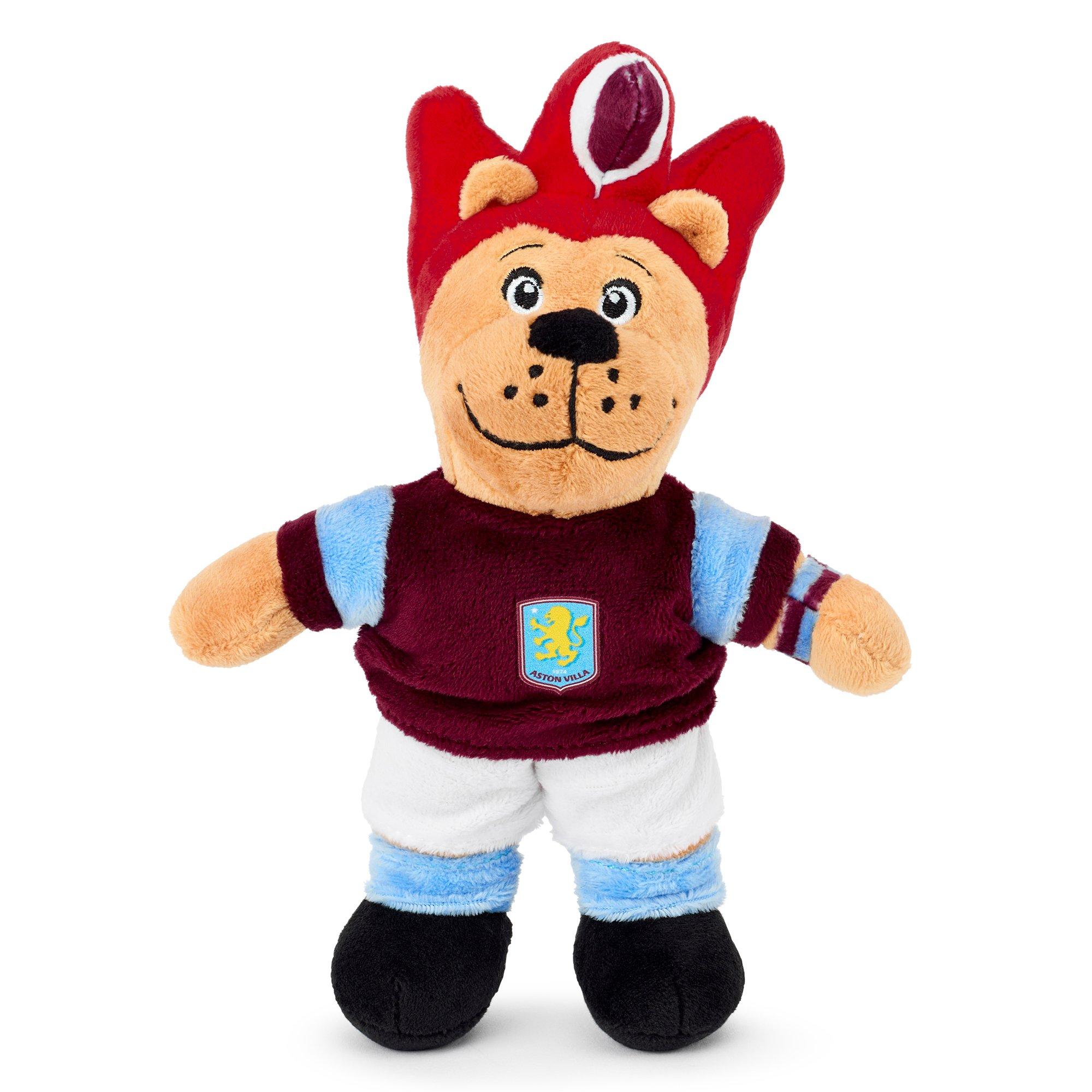 Aston Villa FC - Team - Aston Villa Officially Licensed Mascot Hercules Soft Toy - 20 cm - 1