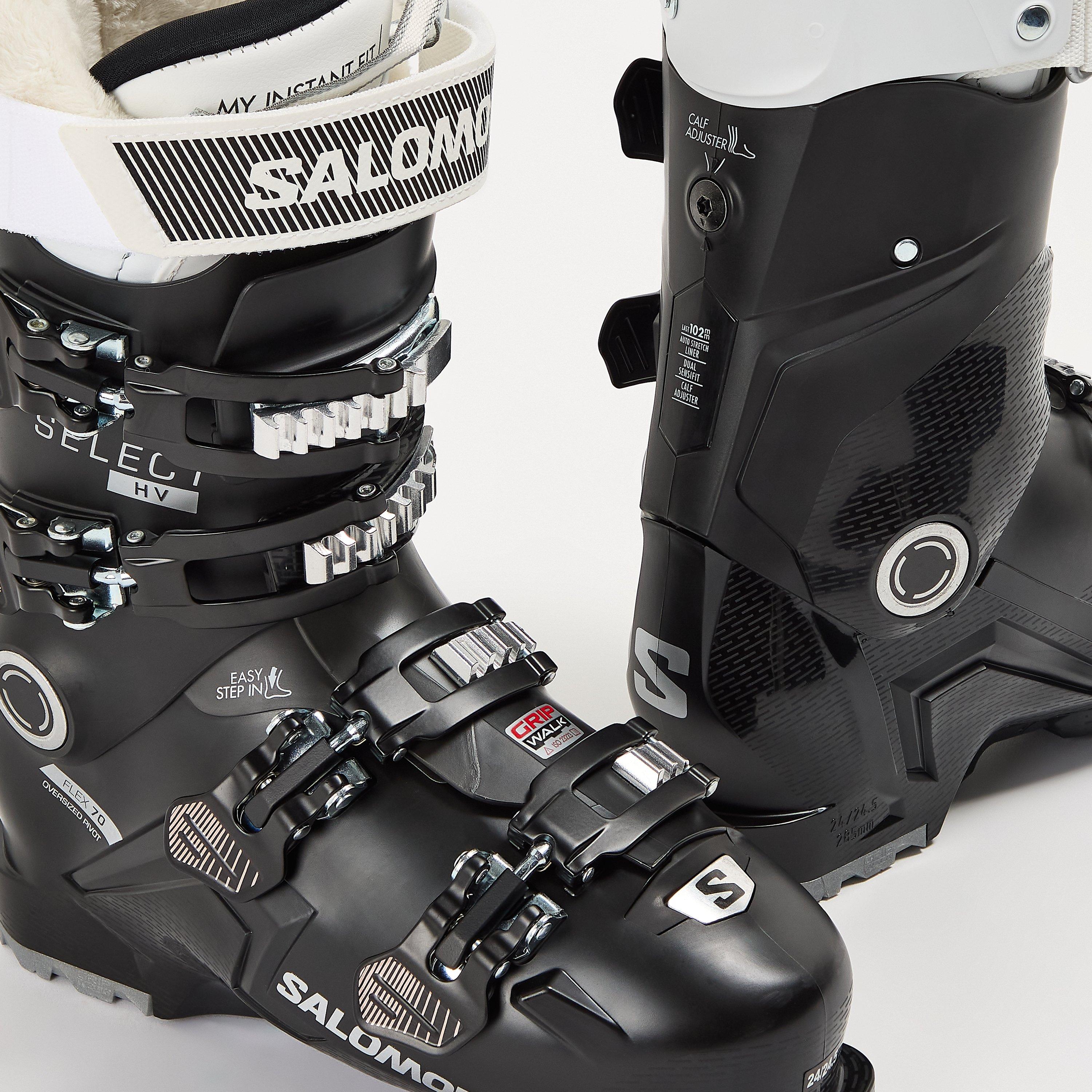 Black - Salomon - Alp. Boots Select Hv 70 W Gw Bk/Rose/Wht Ski Womens - 3