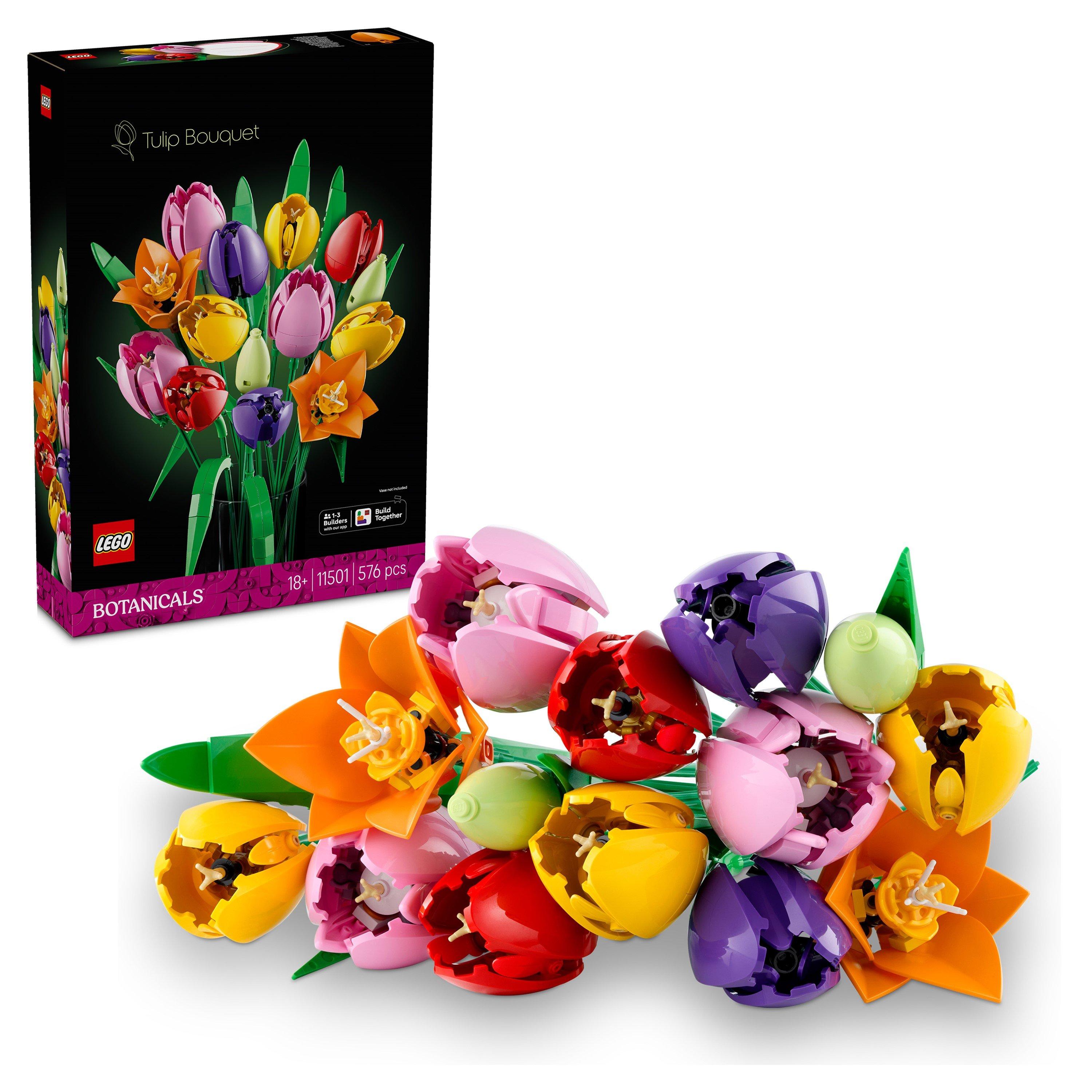 Tulip Bouquet - LEGO - Botanicals Tulip Bouquet - Artificial Flowers Set 11501 - 1