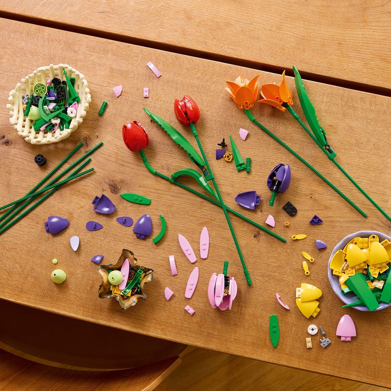 Tulip Bouquet - LEGO - Botanicals Tulip Bouquet - Artificial Flowers Set 11501 - 12