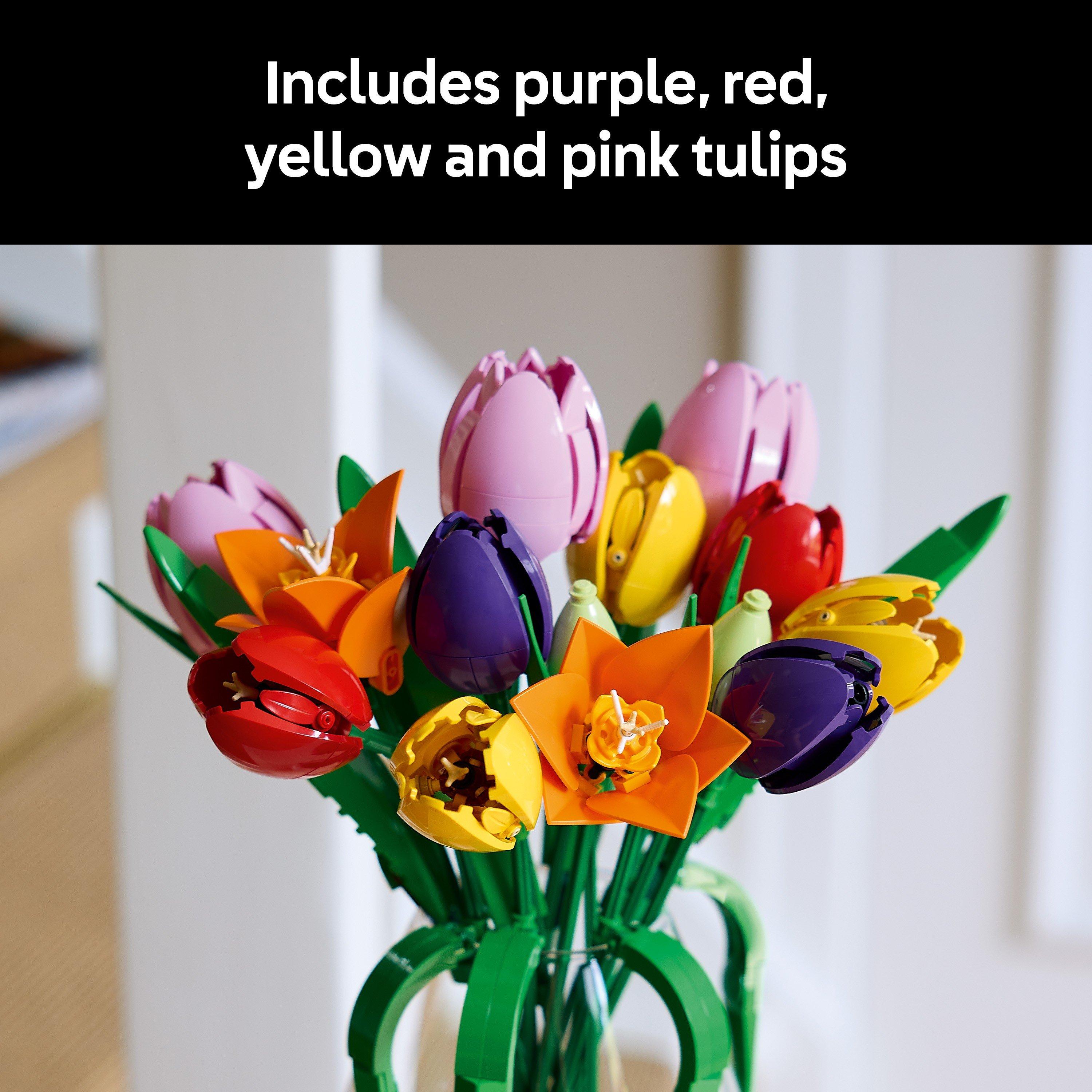 Tulip Bouquet - LEGO - Botanicals Tulip Bouquet - Artificial Flowers Set 11501 - 8