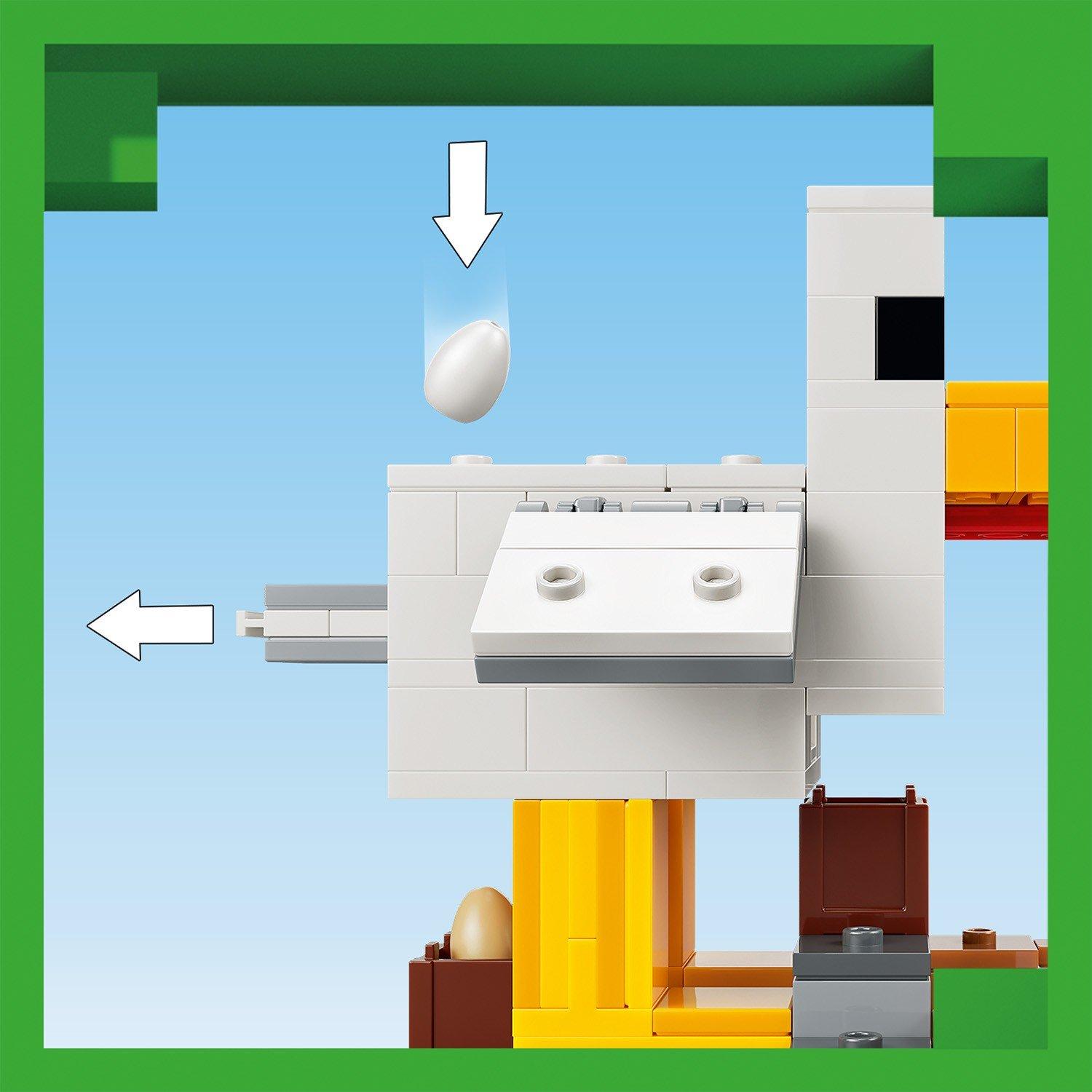 Kippenboerderij - LEGO - Minecraft Chicken Farm Gaming Toy with Figures 21585 - 11