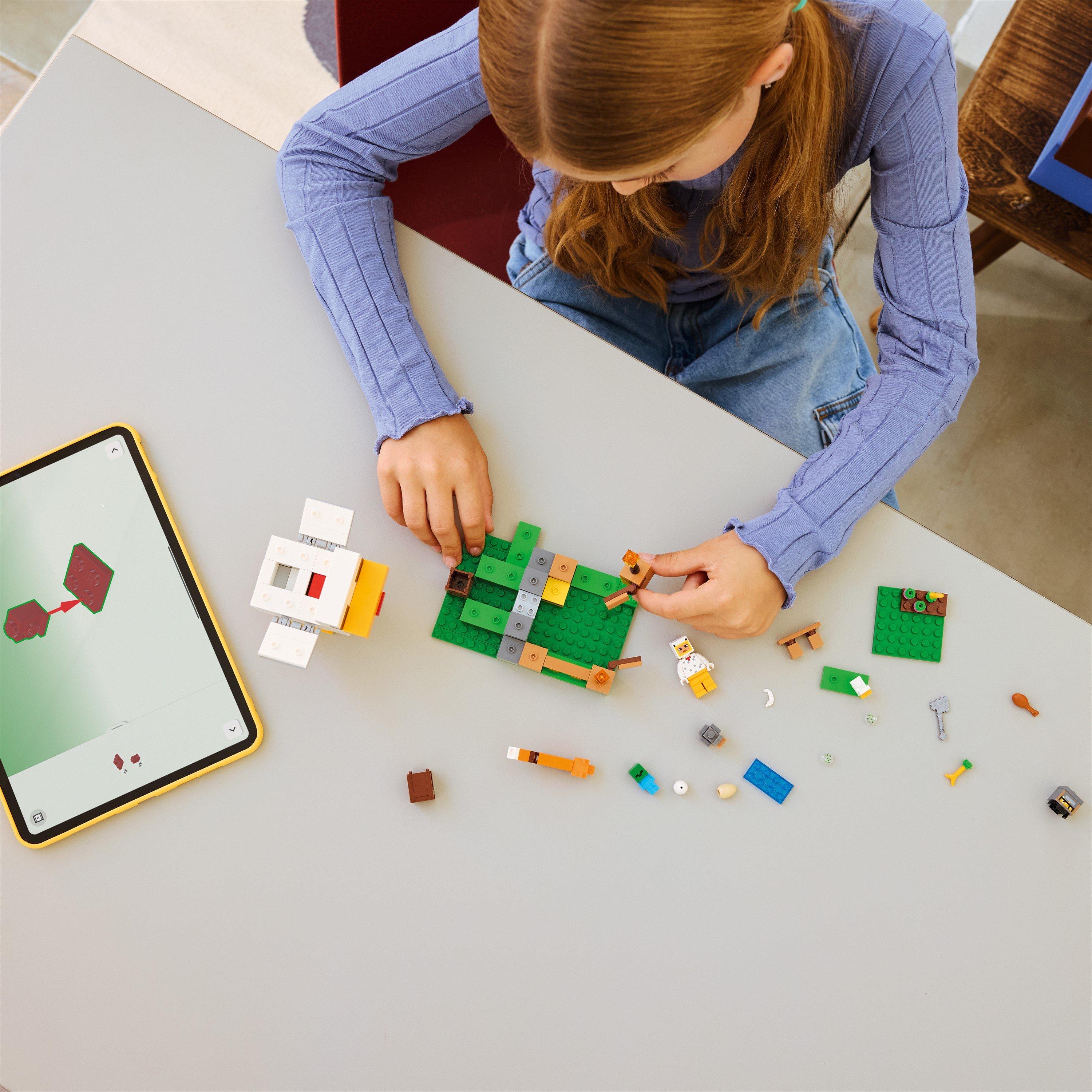 Chicken Farm - LEGO - Minecraft Chicken Farm Gaming Toy with Figures 21585 - 3