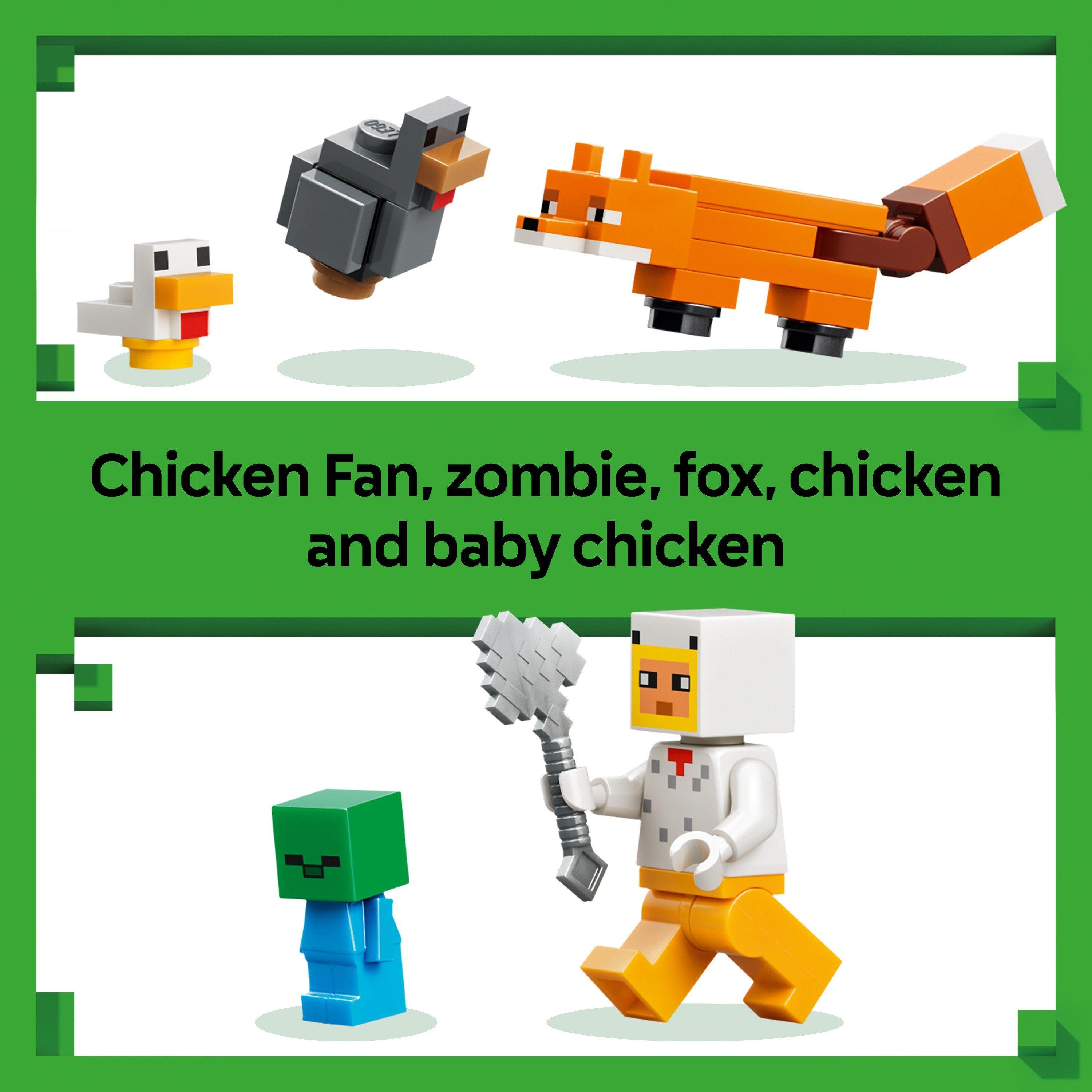 Kippenboerderij - LEGO - Minecraft Chicken Farm Gaming Toy with Figures 21585 - 6