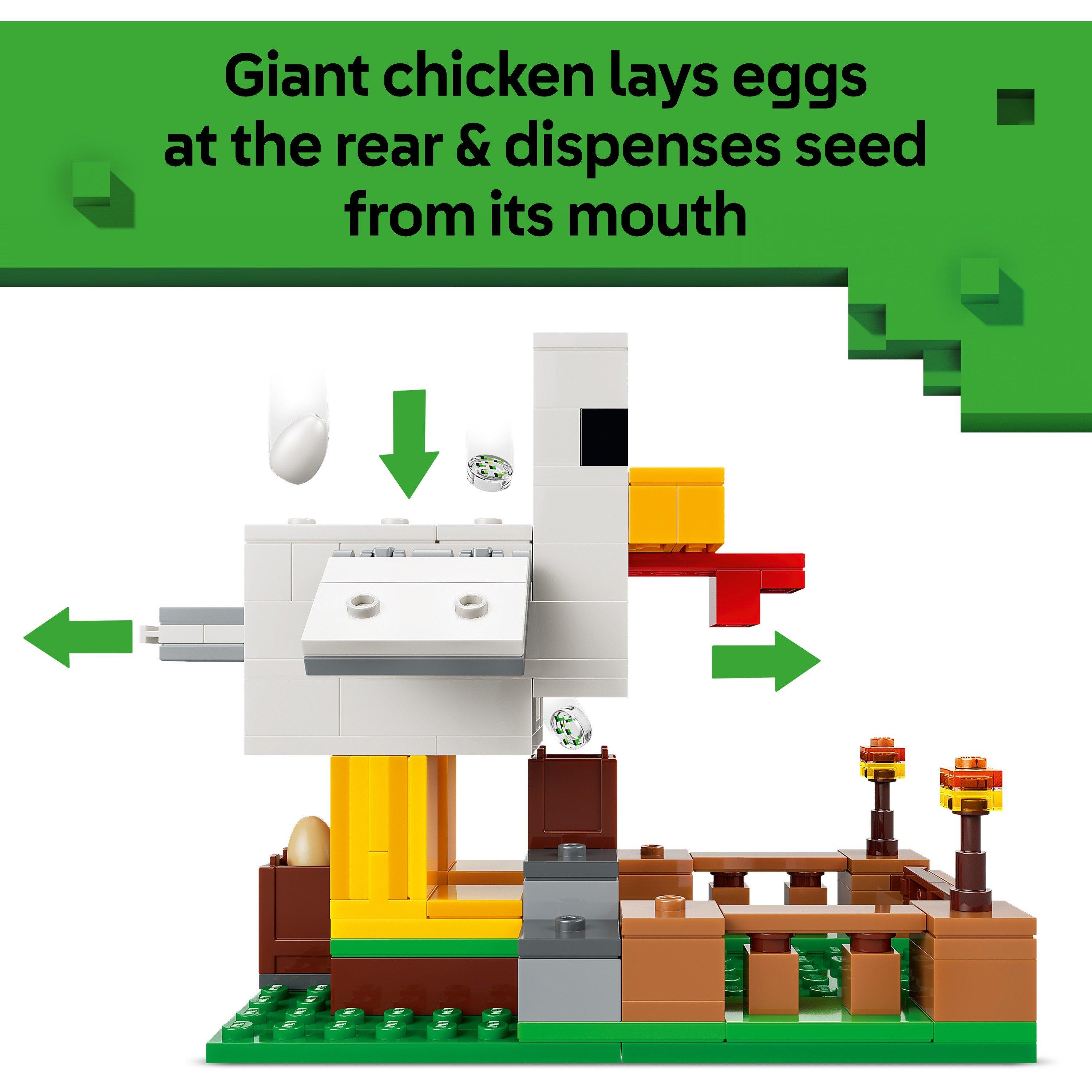 Kippenboerderij - LEGO - Minecraft Chicken Farm Gaming Toy with Figures 21585 - 7
