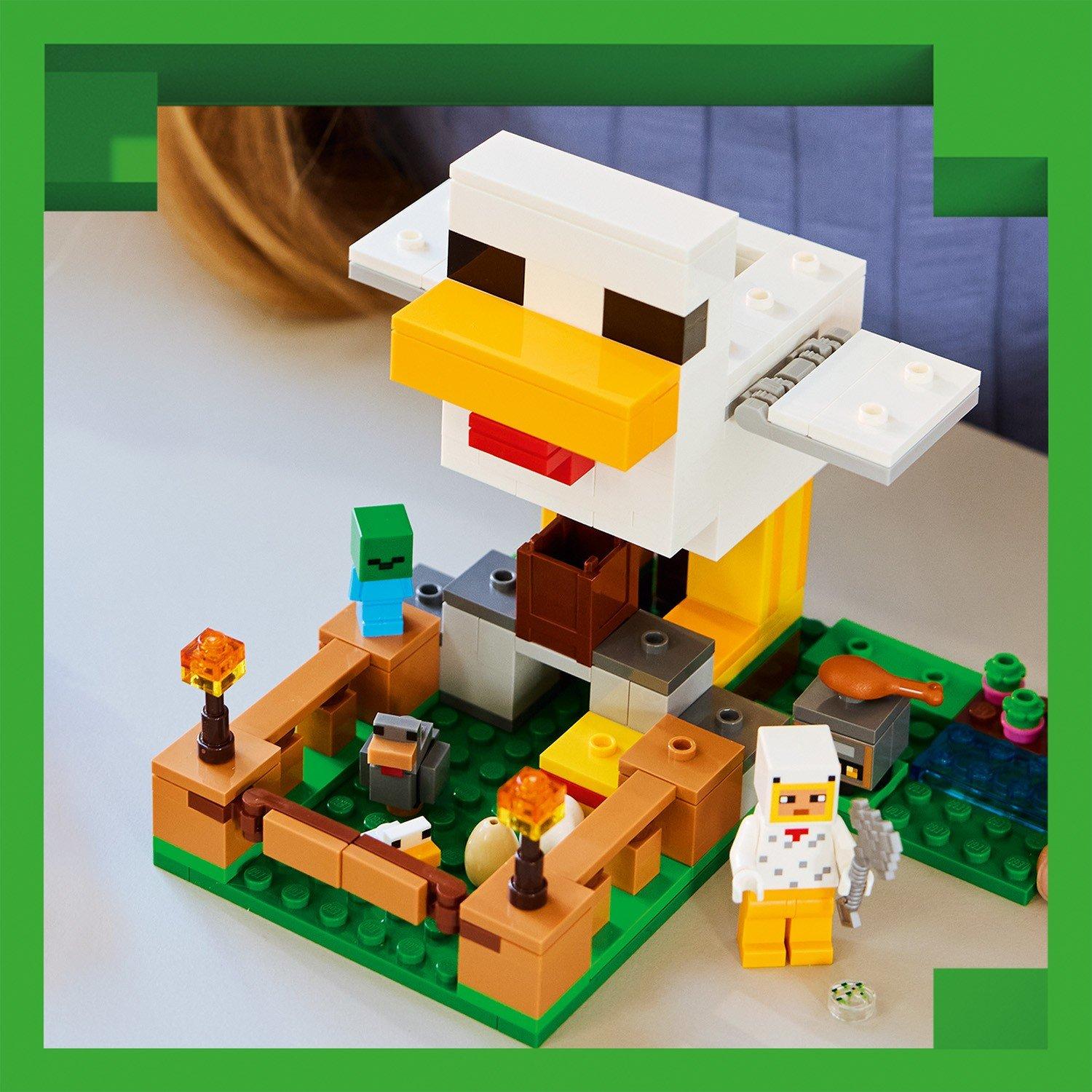 Kippenboerderij - LEGO - Minecraft Chicken Farm Gaming Toy with Figures 21585 - 10