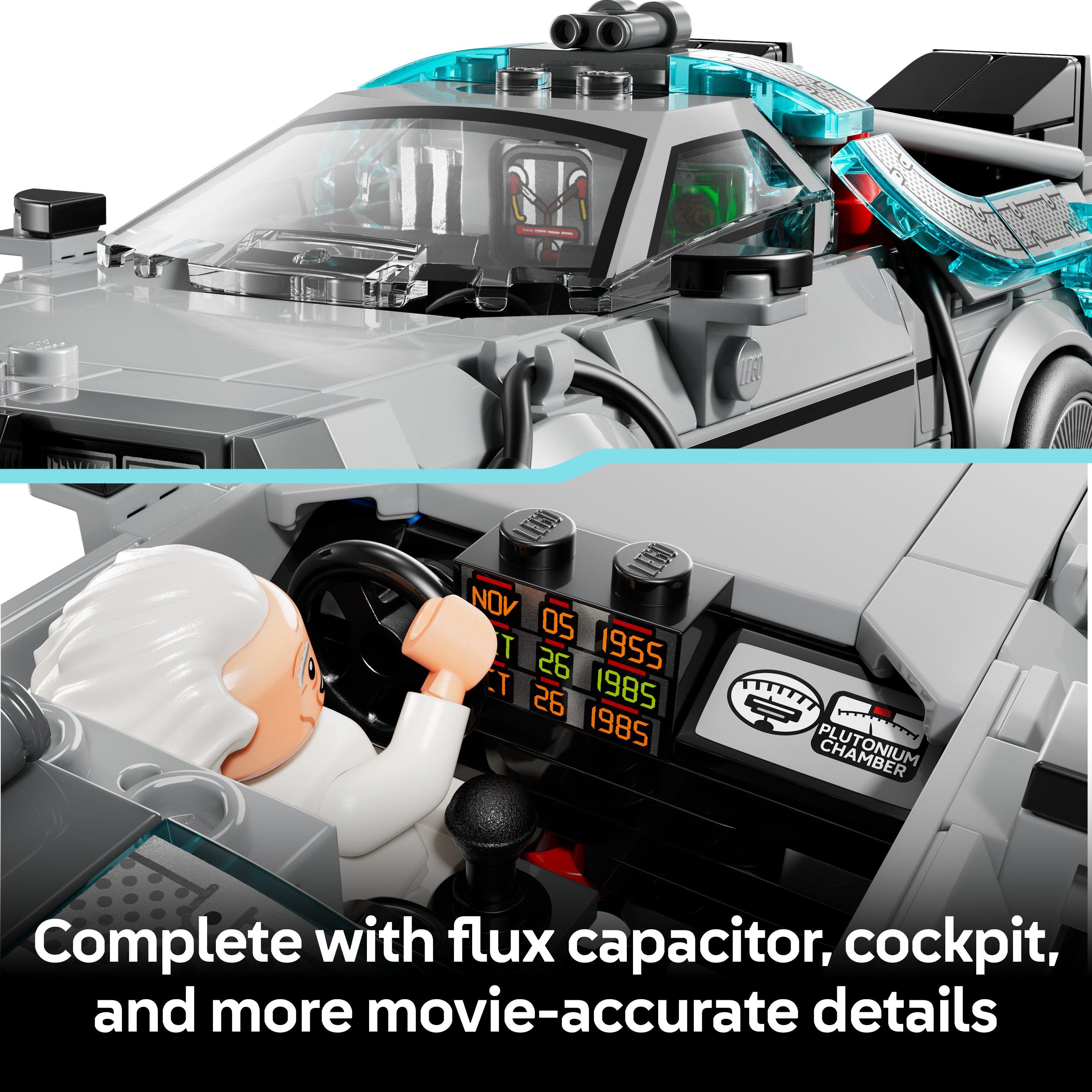 DeLorean - LEGO - Speed Champions Time Machine from Back to the Future 77256 - 6