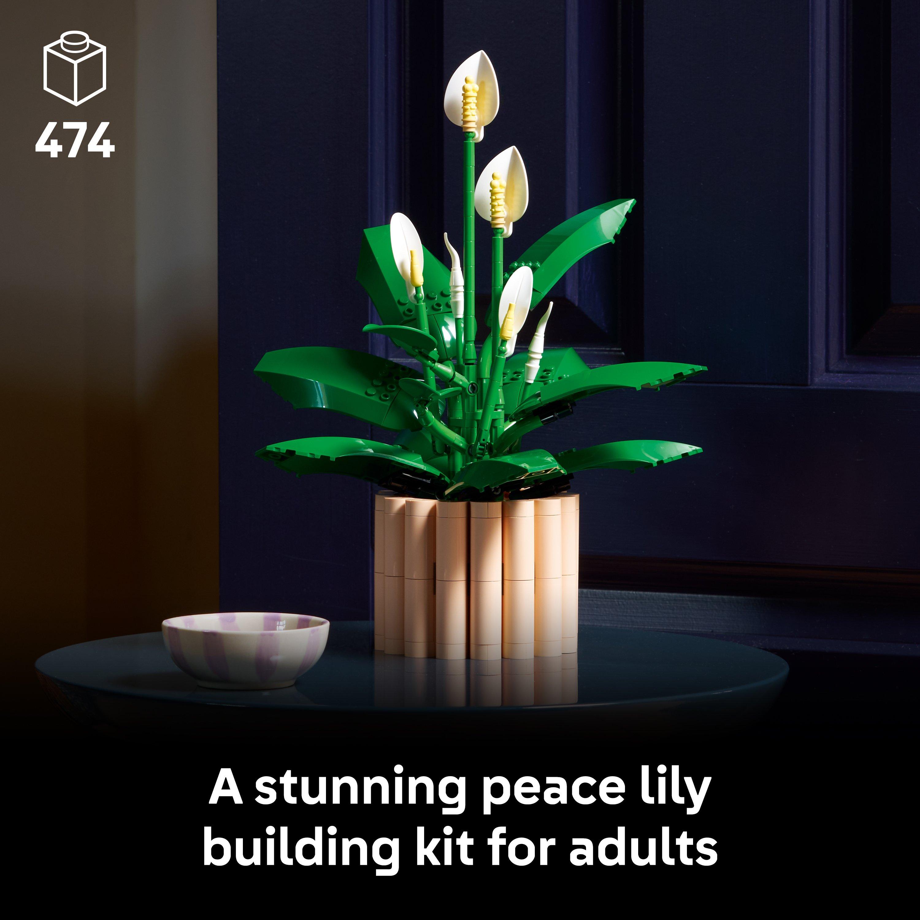 Peace Lily - LEGO - Botanicals Peace Lily Artificial Plant Building Set 11504 - 2