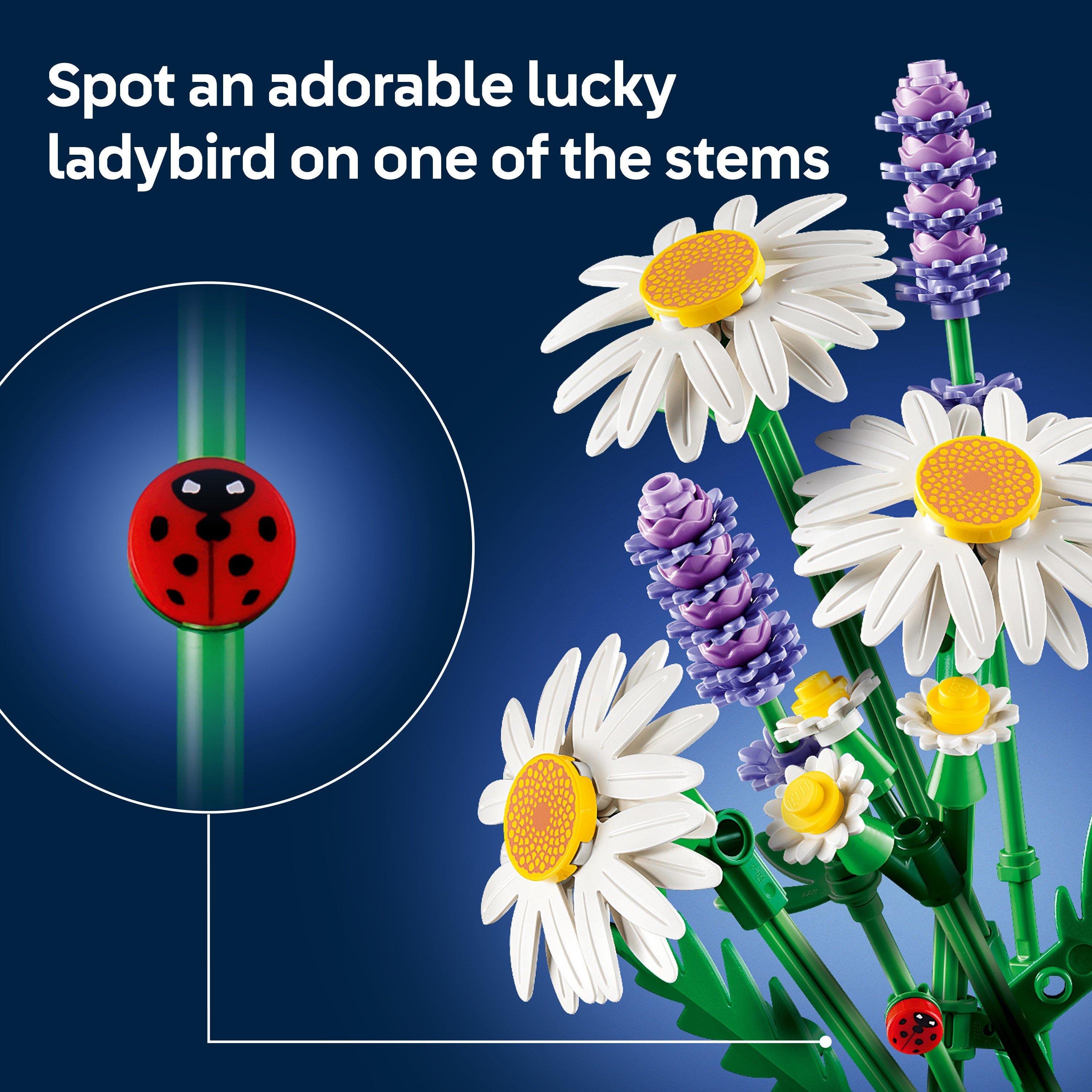 Bouquet - LEGO - Botanicals Daisies - Artificial Flower Bouquet 11508 - 6