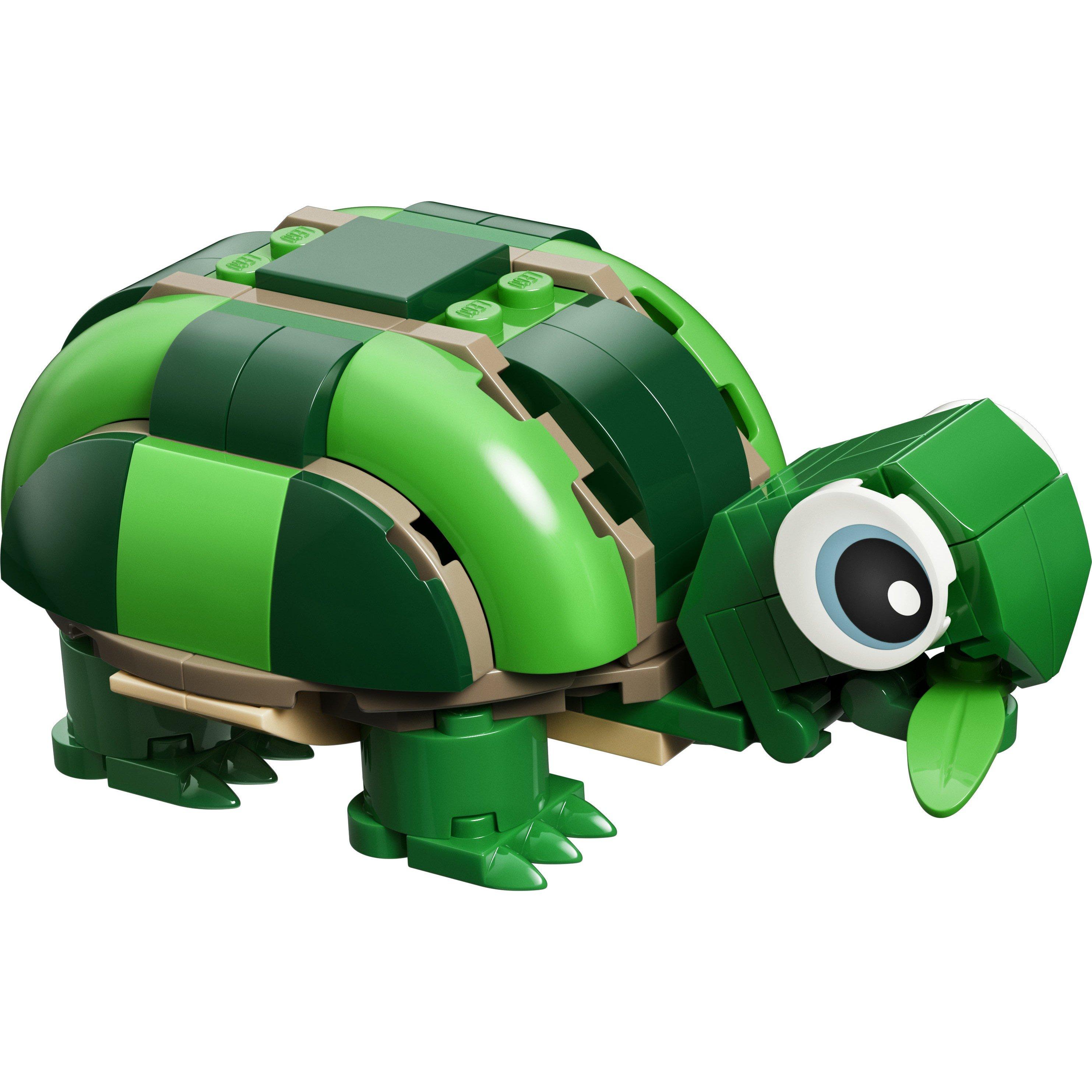 Turtle - LEGO - Creator 3in1 Turtle with a Water Lily Flower Toy 31377 - 13