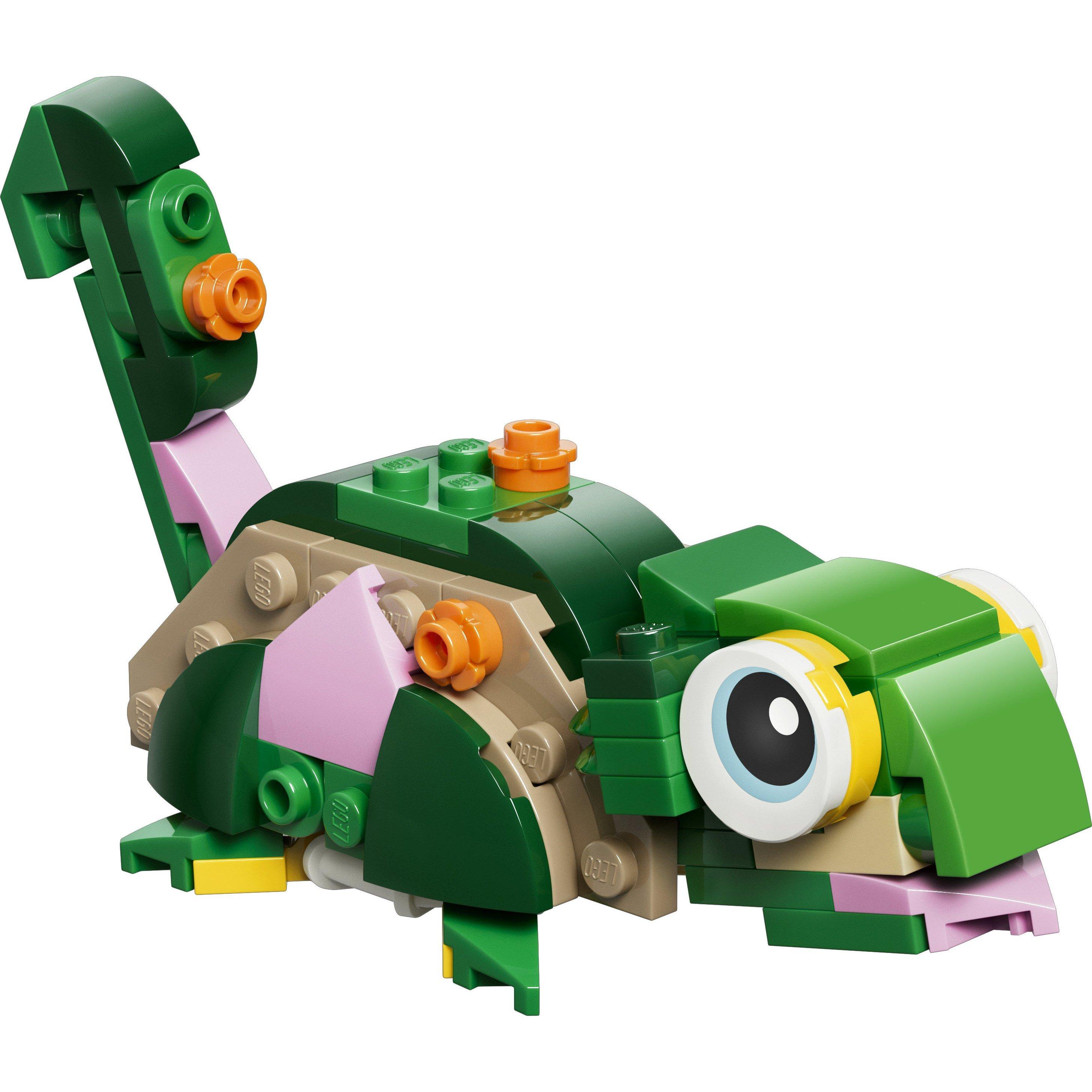 Turtle - LEGO - Creator 3in1 Turtle with a Water Lily Flower Toy 31377 - 15