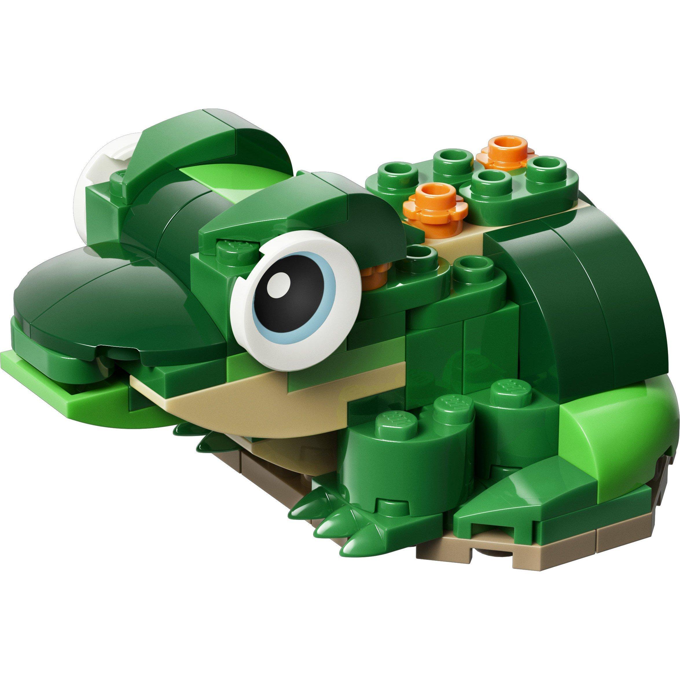 Turtle - LEGO - Creator 3in1 Turtle with a Water Lily Flower Toy 31377 - 16