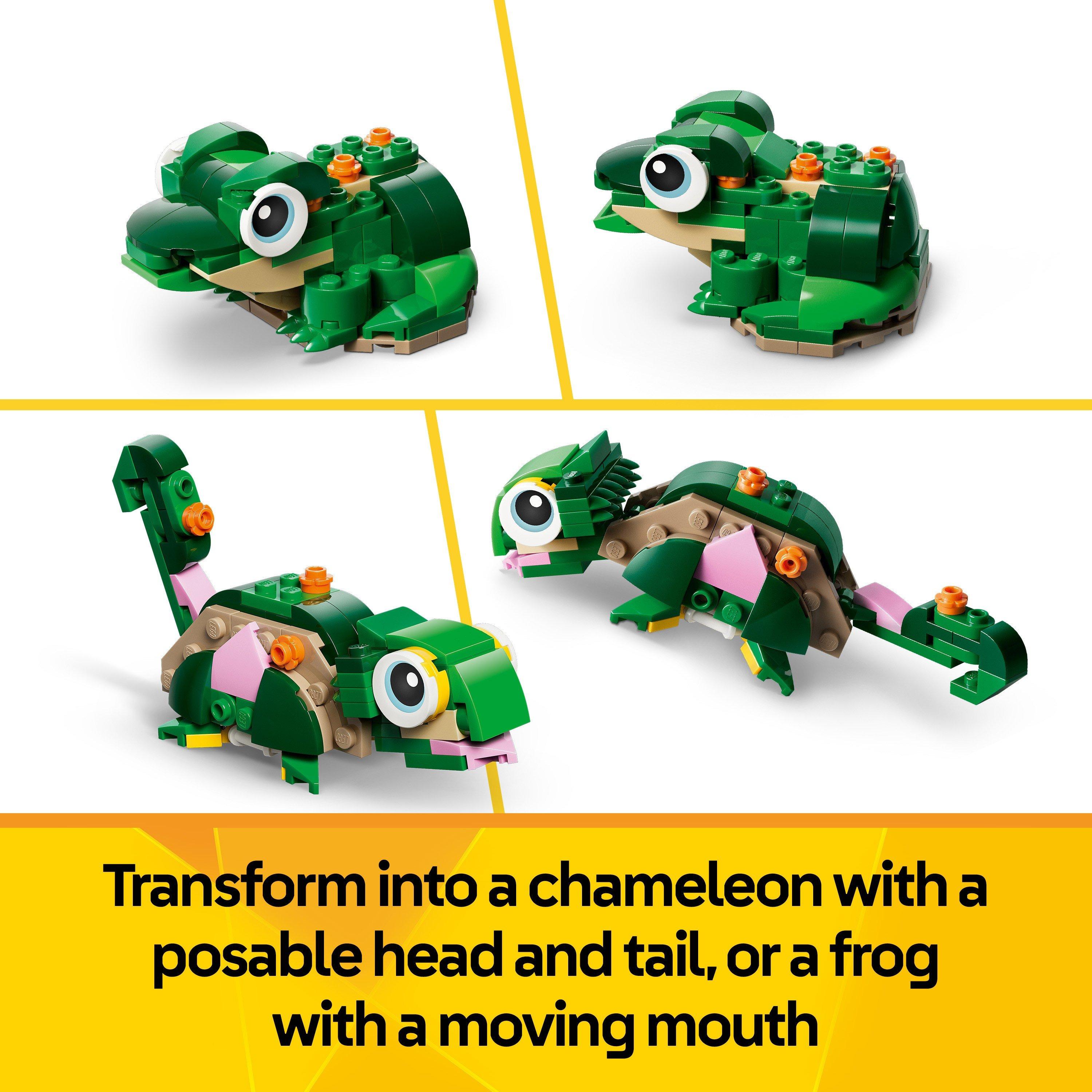 Turtle - LEGO - Creator 3in1 Turtle with a Water Lily Flower Toy 31377 - 6